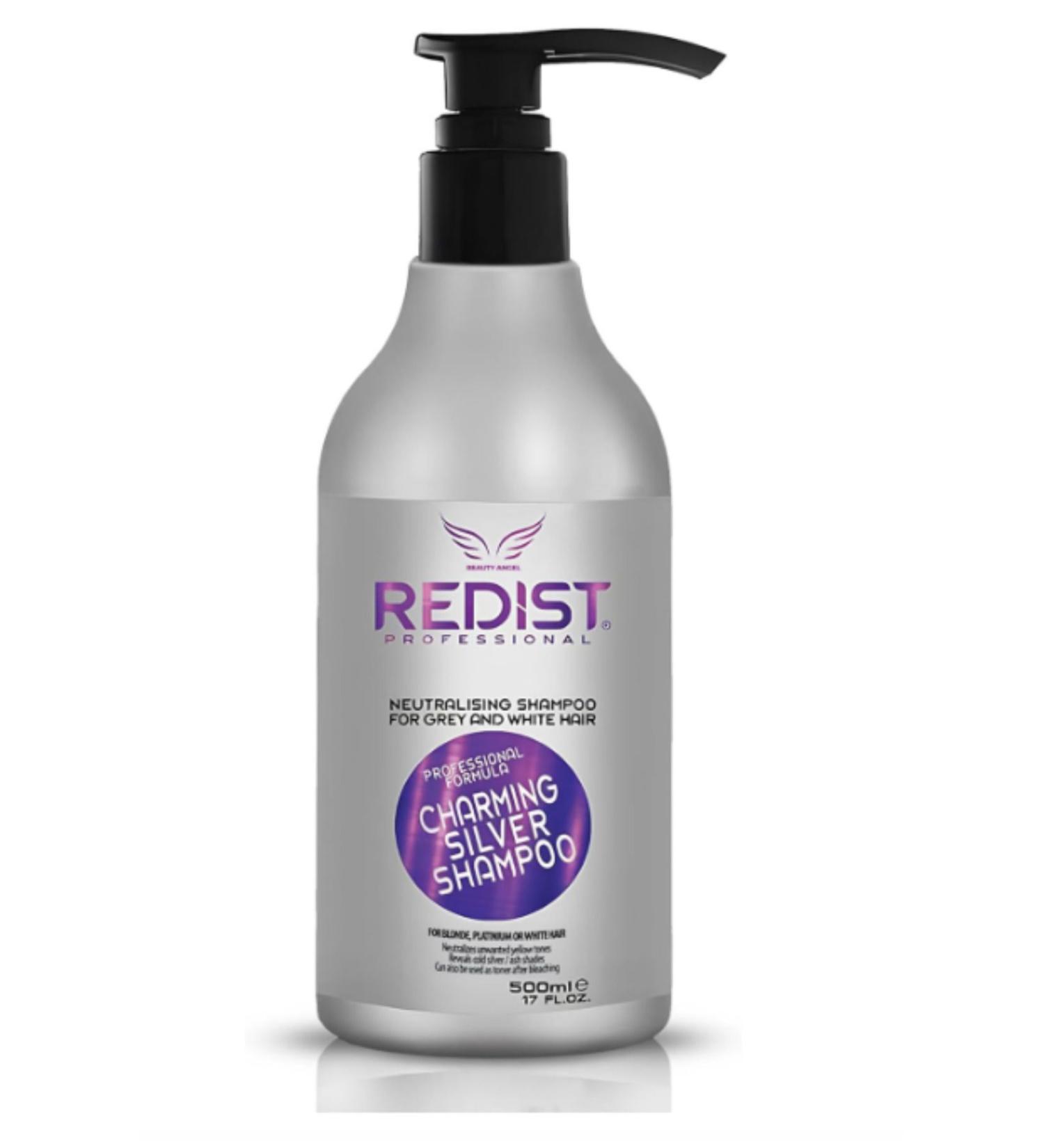 Redist Silver Shampoo for Dyed Highlighted White and Gray Hair 500 ml - Buy Online on GoSupps.com