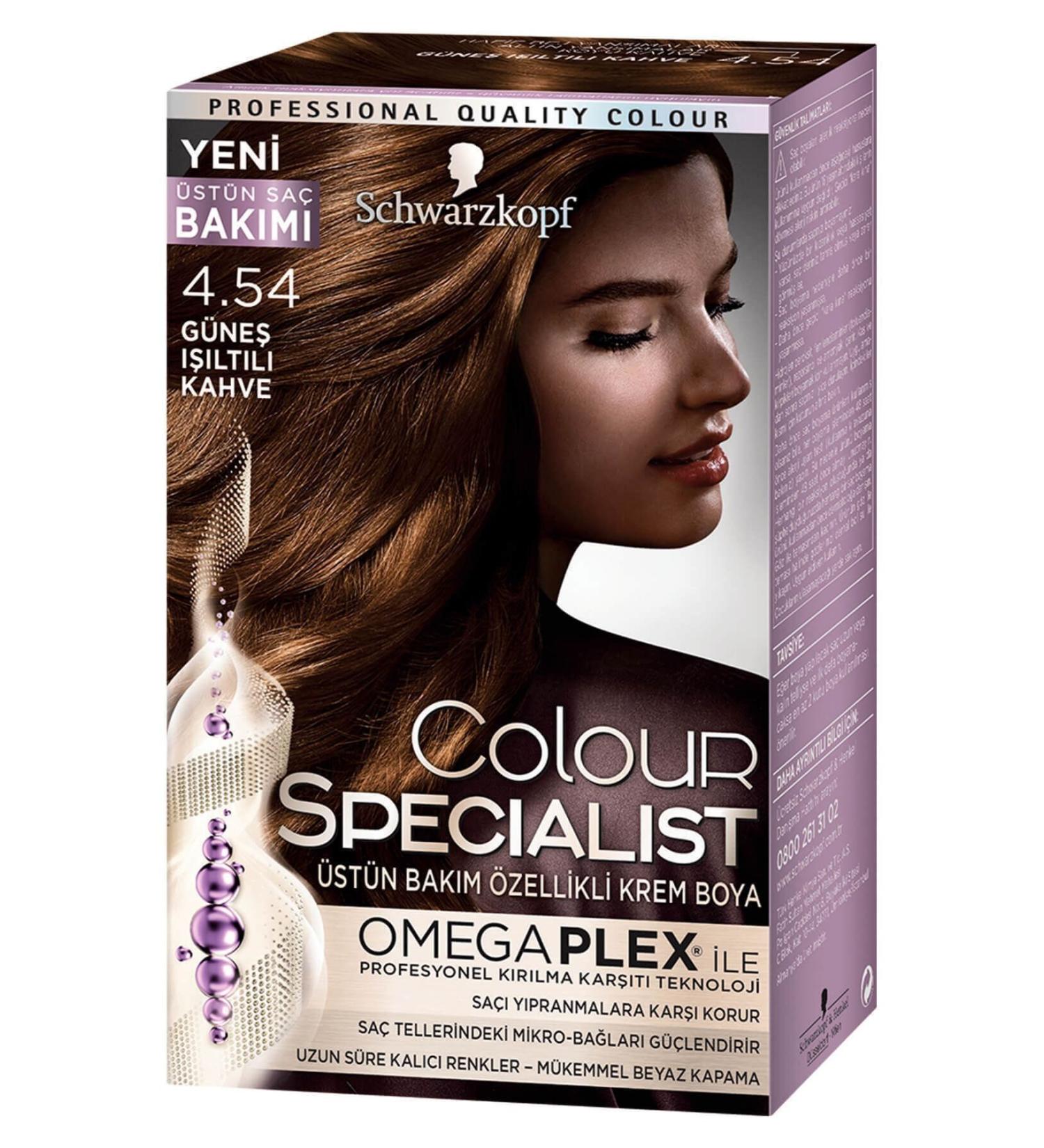 Colour Specialist Hair Dye 4-54 Sun Shine Brown