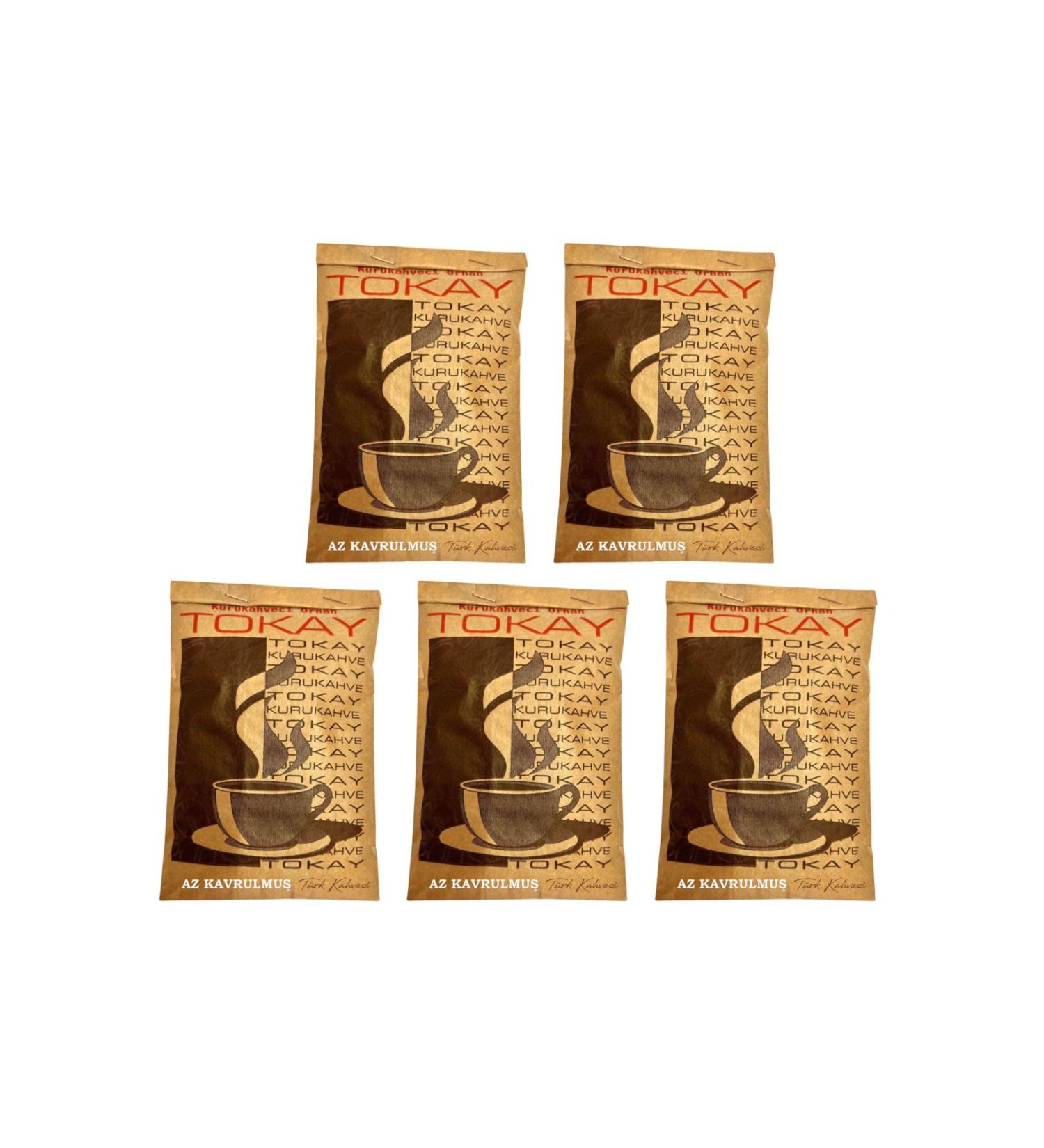 Emek Kurukahve Tokay 5x100gr Traditional Light Roasted Turkish Coffee