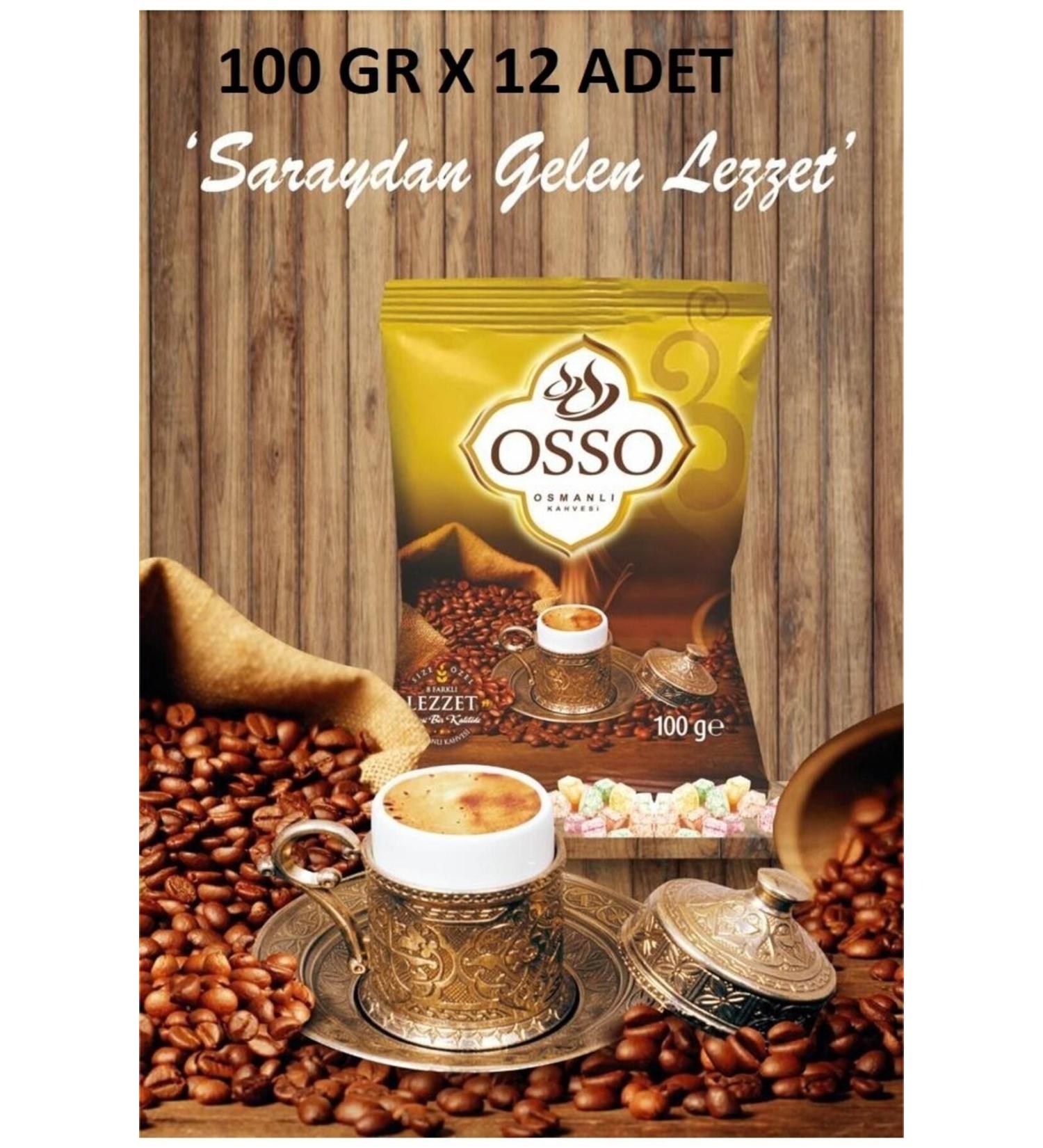 OSSO COFFEE Osso Ottoman Coffee 100 Gr X 12 PIECES