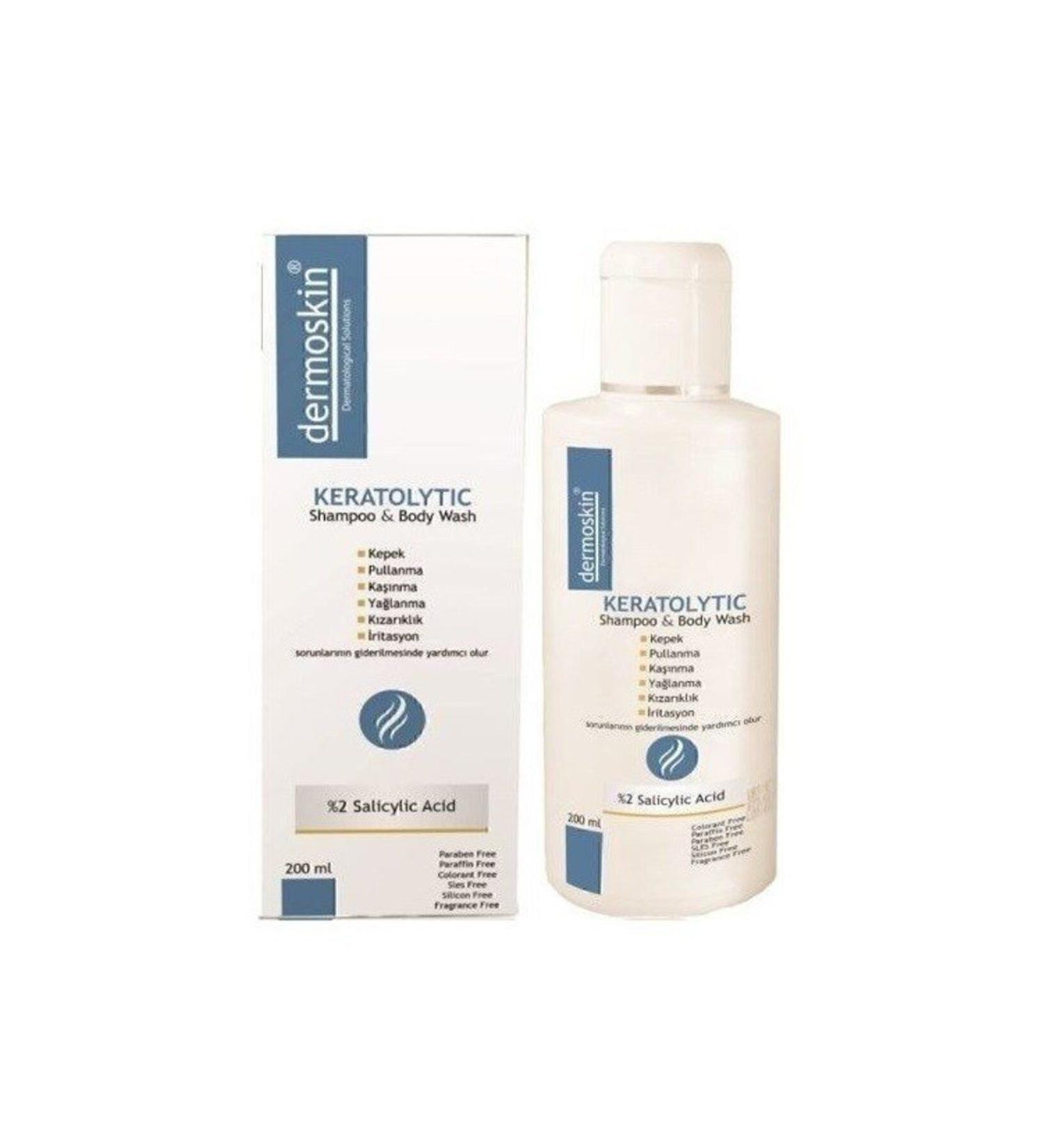 Dermoskin Keratolytic Shampoo Body Wash 200 ml Shampoo