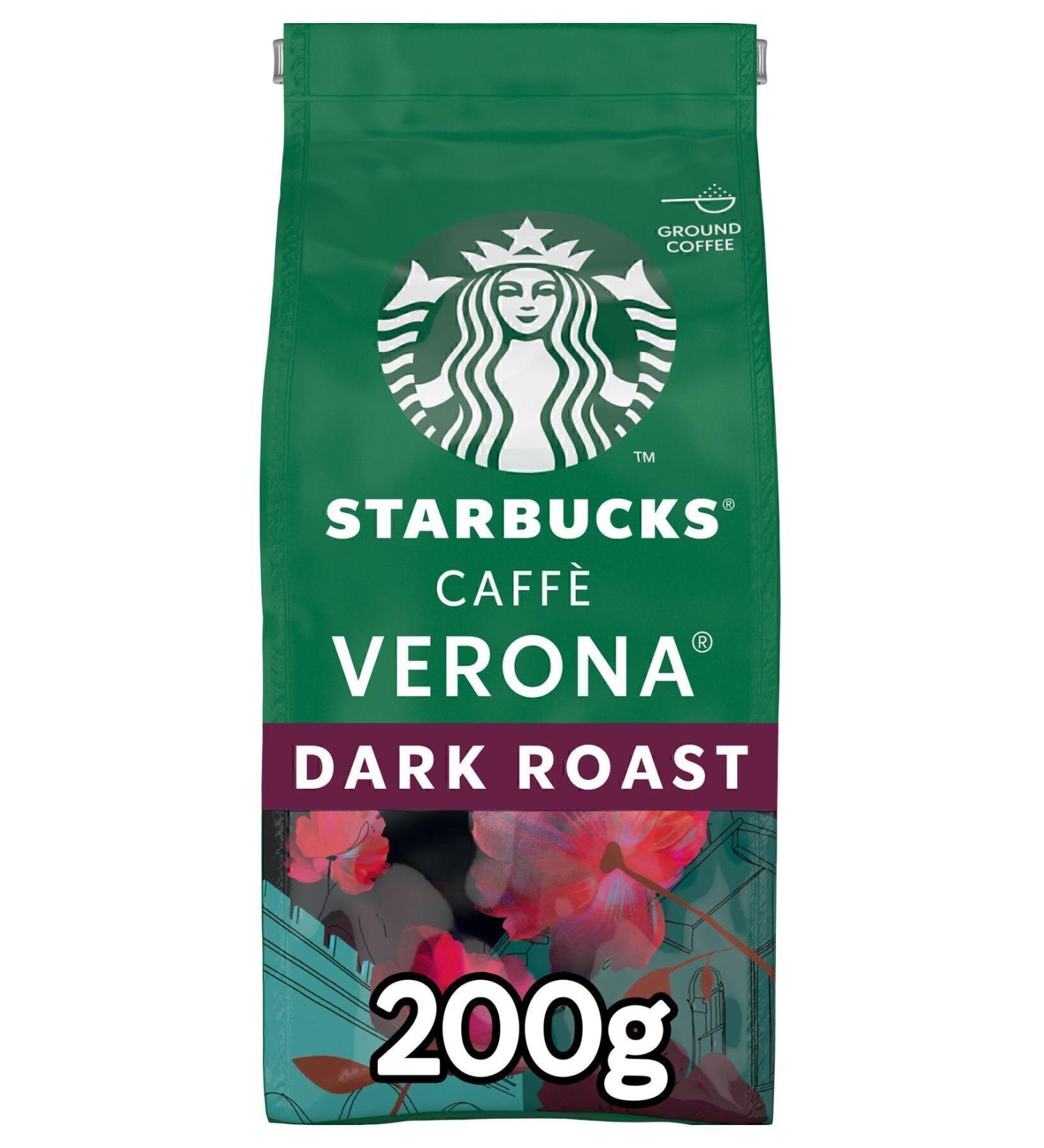 Nestle Starbucks Verona Blend Dark Roast Ground Coffee 200g - Buy Online on GoSupps.com