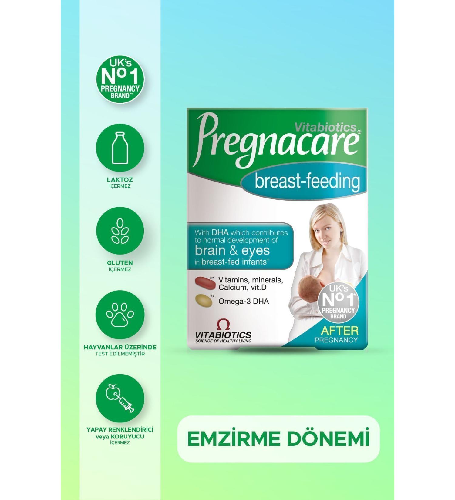 Pregnacare Breast Feeding Calcium Magnesium Vitamin D Containing Breastfeeding Period Vitamin 56 Tablets 28 Capsules