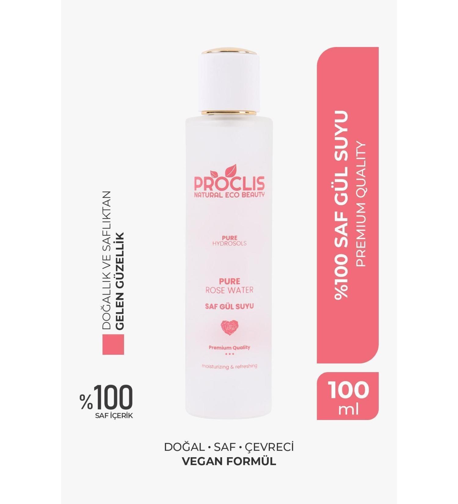 proclis Rose Water Pore Tightening Brightening and Purifying Tonic 0 Natural and Pure 100 ml - Buy Online on GoSupps.com