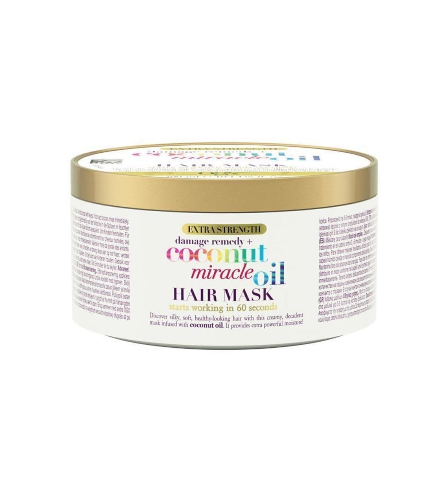 OGX Coconut Miracle Oil Mask 300 ml--Naturals Beauty-- - Buy Online on GoSupps.com