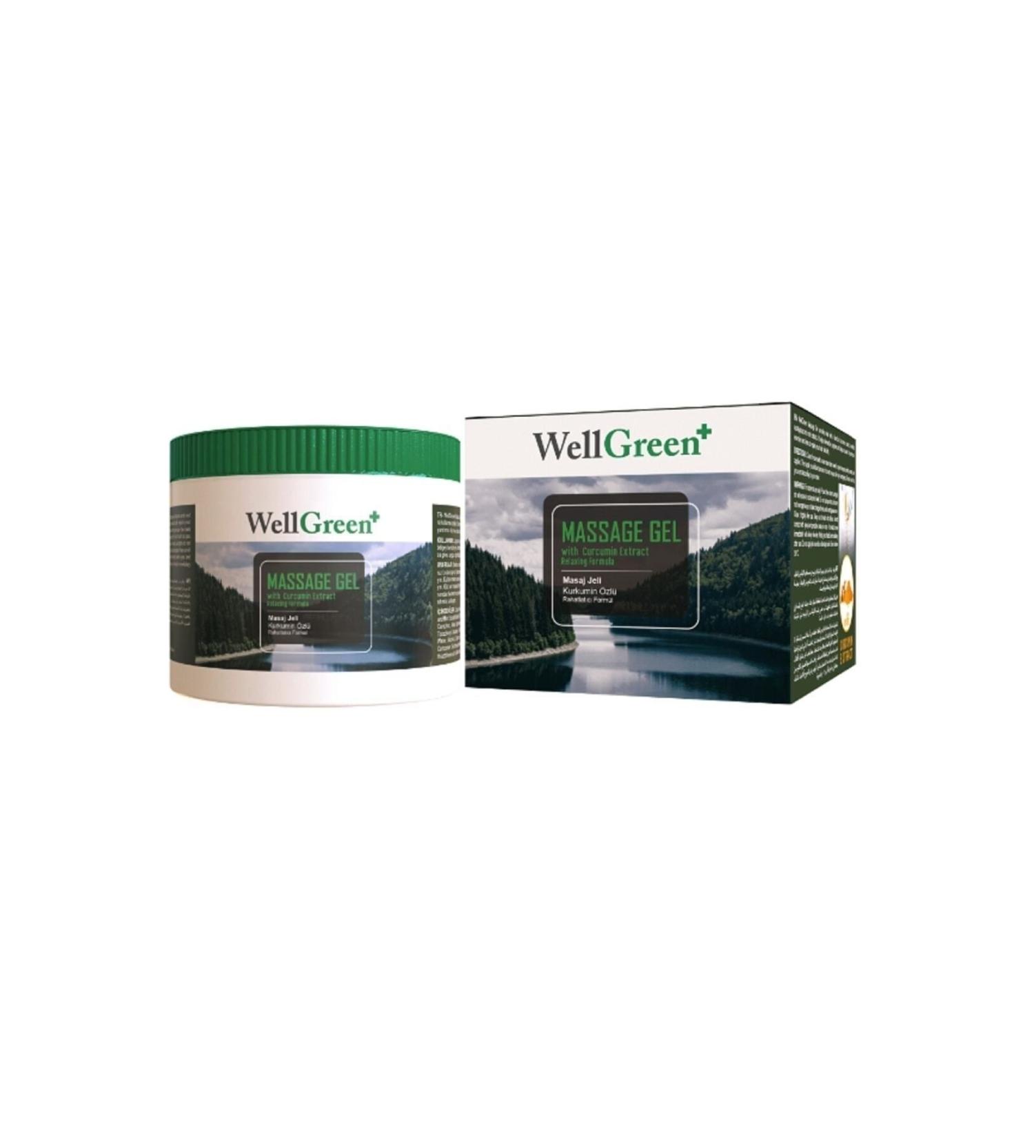 WellGreen Massage Gel Curcumin Extract 100ml