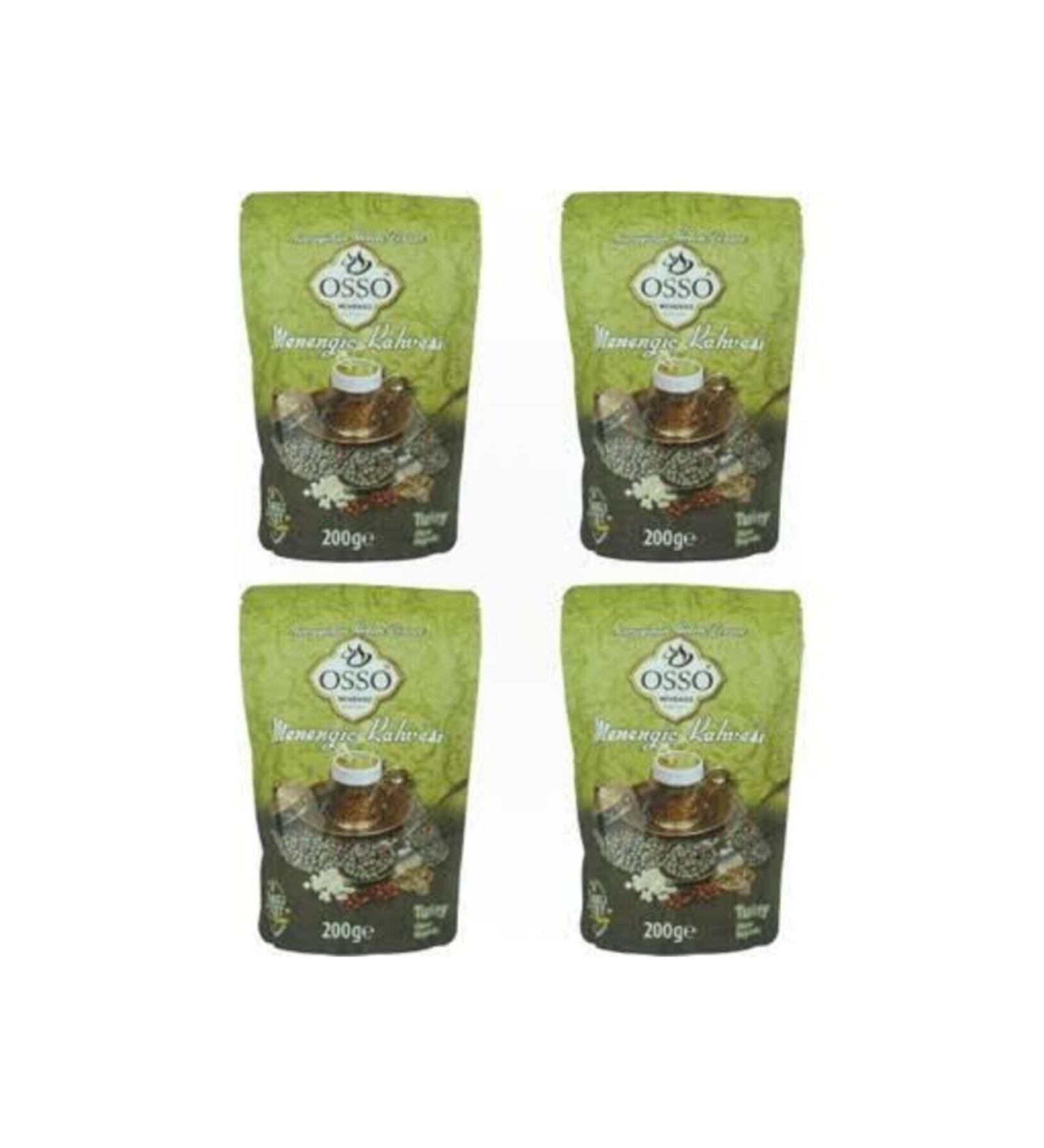OSSO COFFEE Osso Pistachio Coffee 200 gr X 4 Pieces