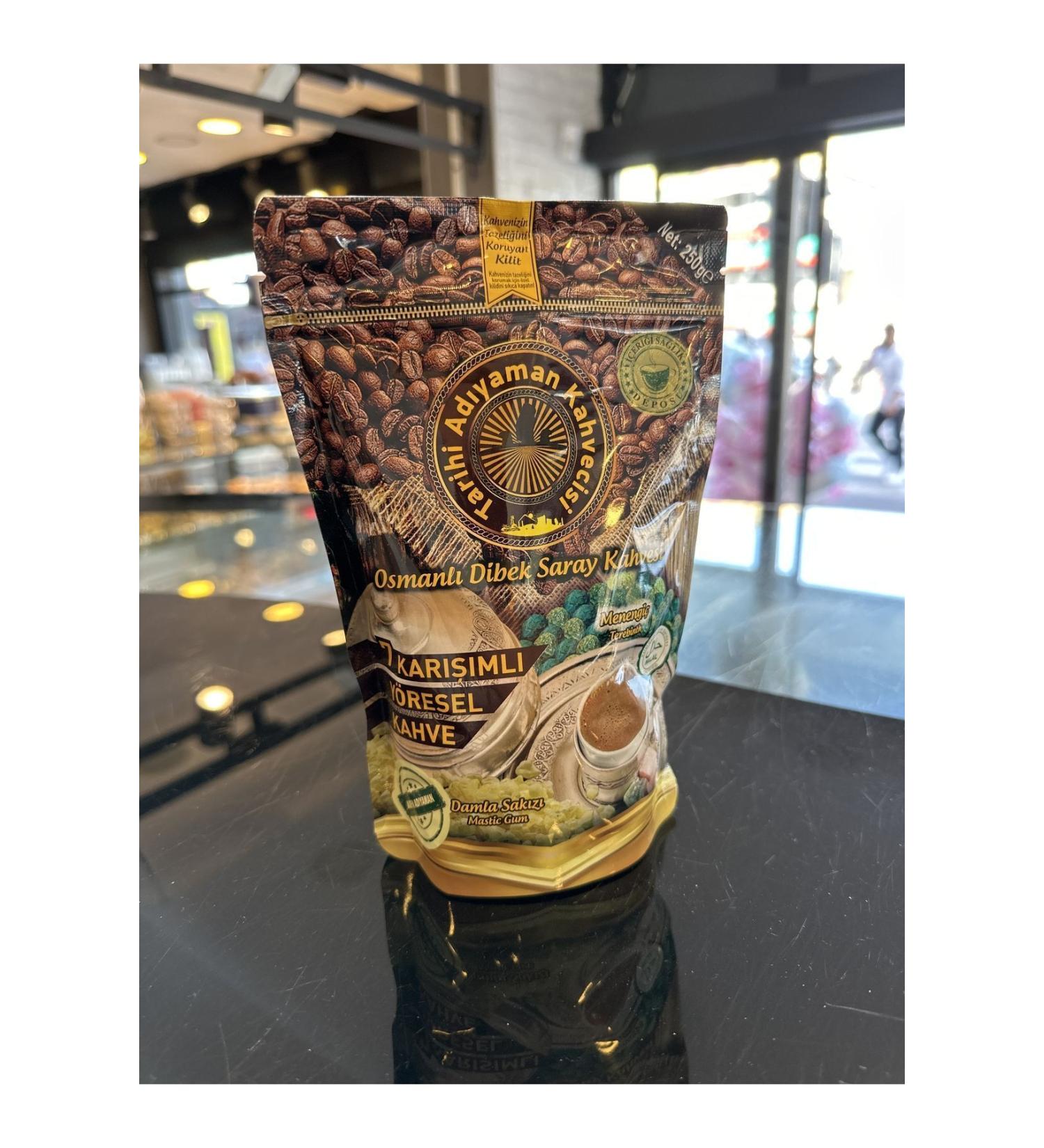 Historical Ad yaman Coffee Shop OTTOMAN D BEK PALACE COFFEE WITH GUM MASTIC