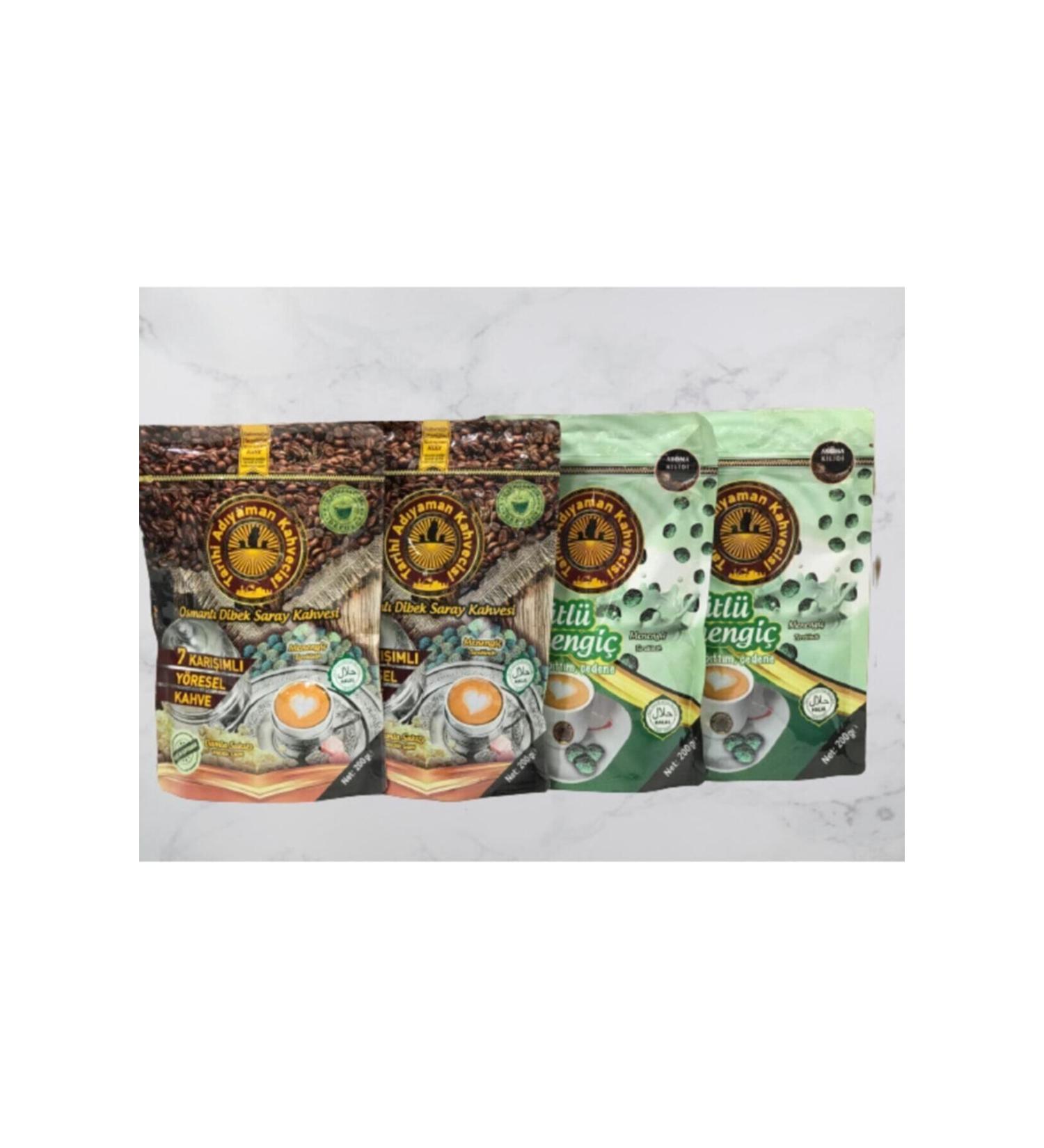 zkan G da History Ad yaman Coffee Shop: Kuleli Ottoman Dibek Coffee 200gr X 4