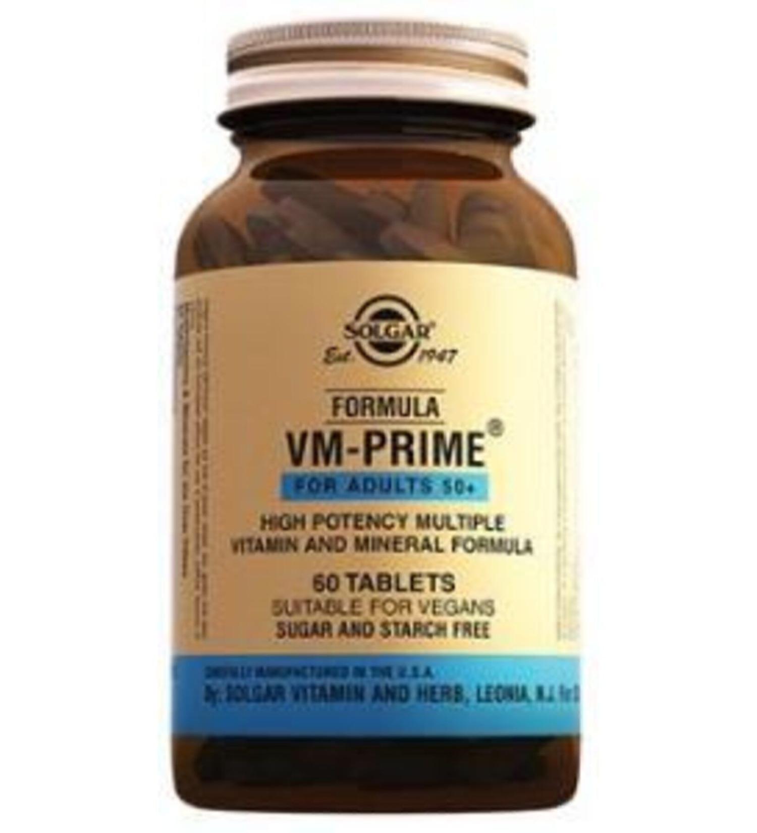 Solgar Vm Prime 50+ 60 Tablet