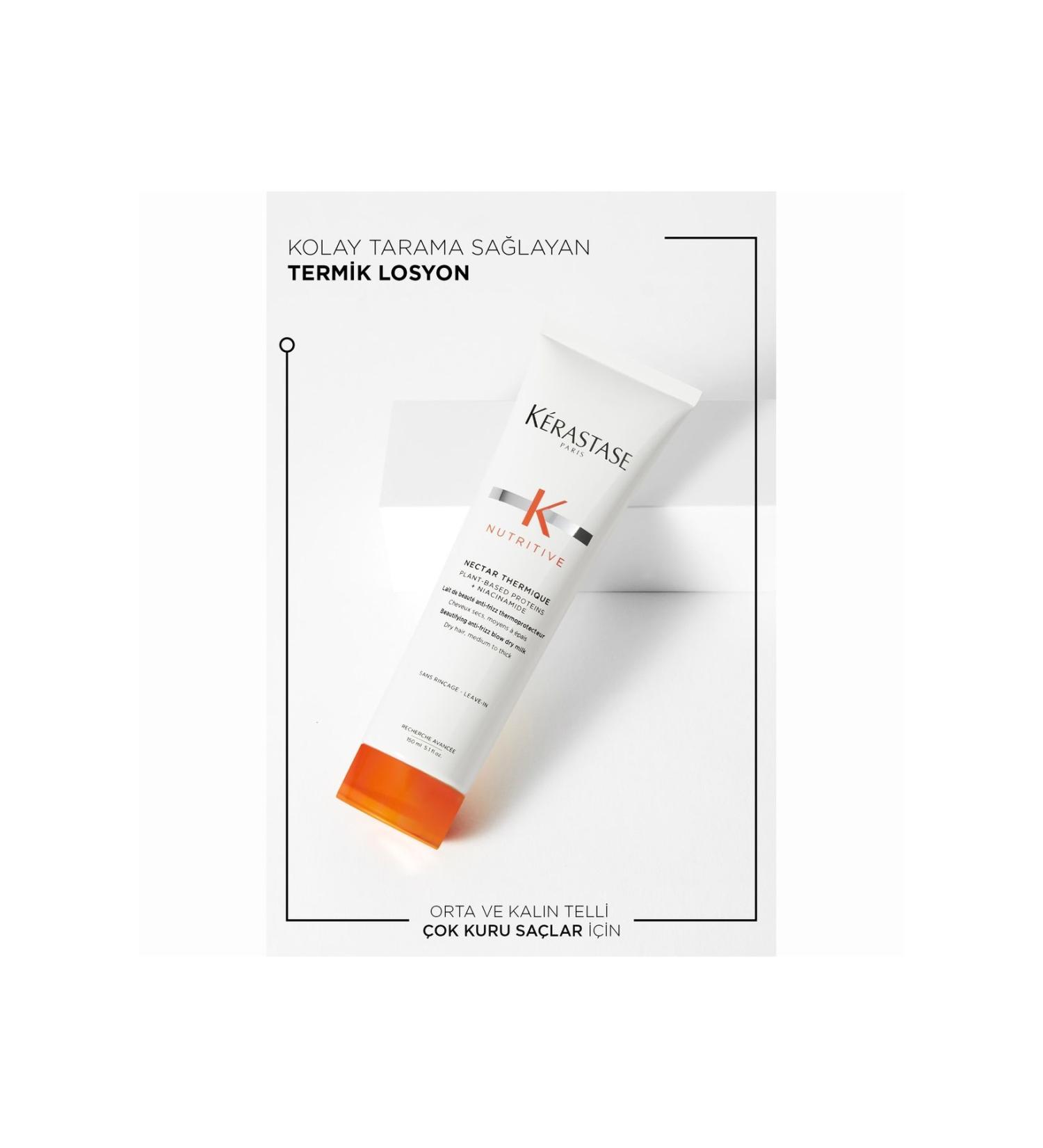 Kerastase - Kerastase Nutritive Nectar Thermique Leave-in Conditioner with Heat Protection for Dry Hair 150 Ml - Buy Online on GoSupps.com