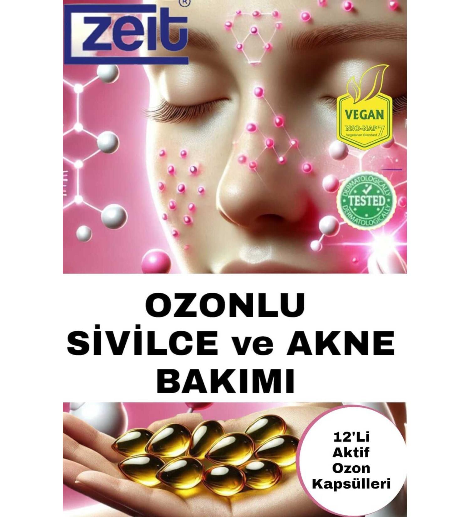 ZEIT OZON Ozonated Acne Scar Remover | Natural Solution for Acne Treatment | 24 Active Ozone Capsules - Buy Online on GoSupps.com