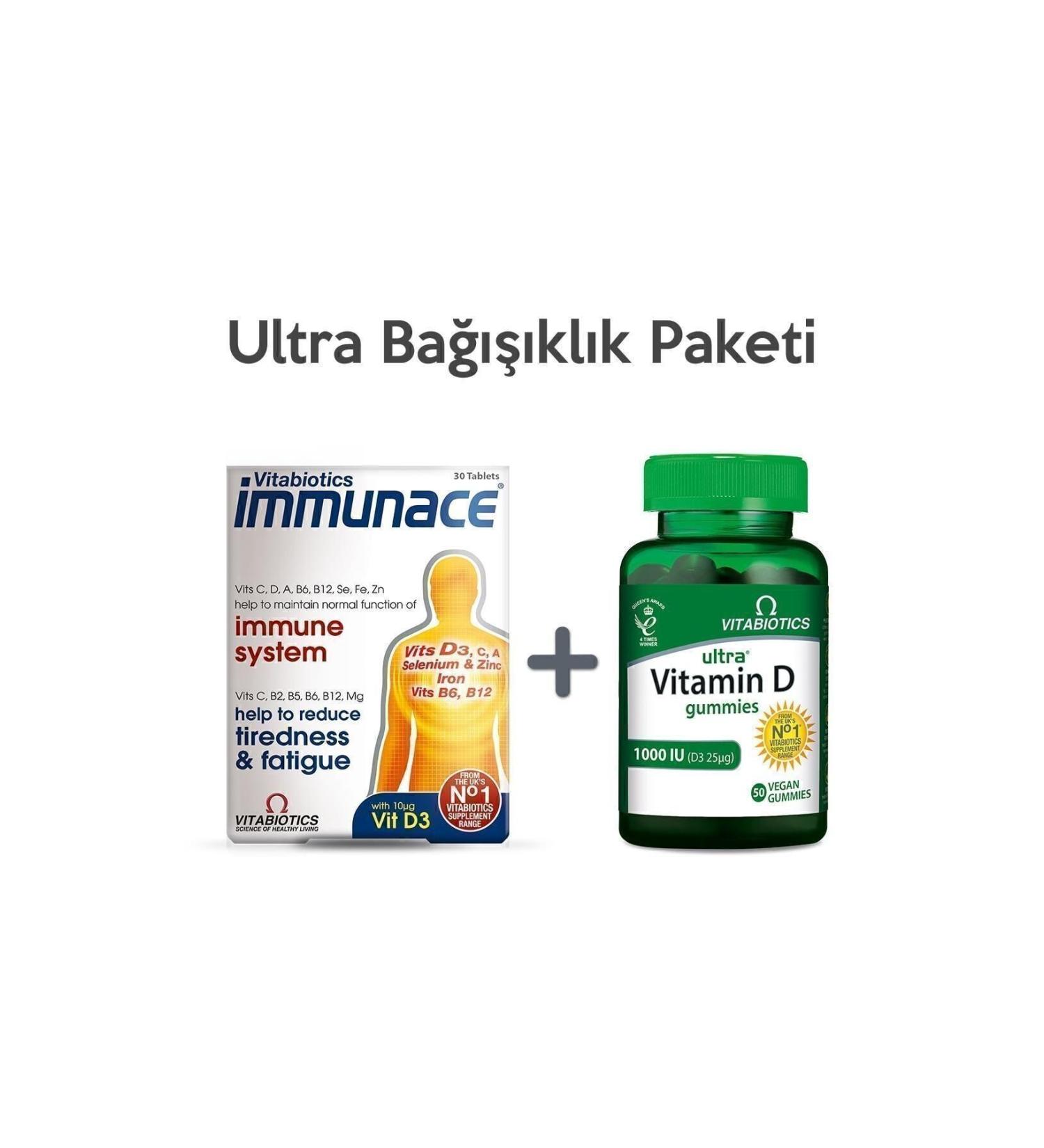 Immunace Immunace + Ultra Vitamin D Gummies - Ultra Immunity Pack