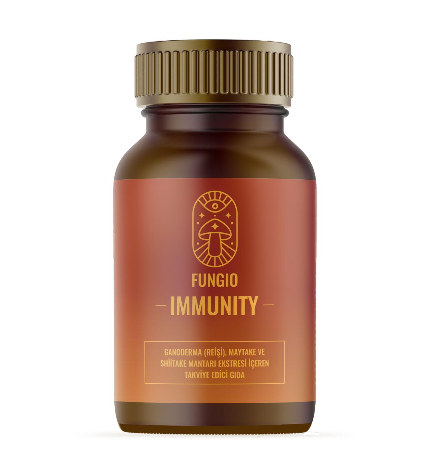 Food Supplement Containing Fungio Reishi (Ganoderma) Maytake and Shiitake Mushroom Extract - Buy Online on GoSupps.com