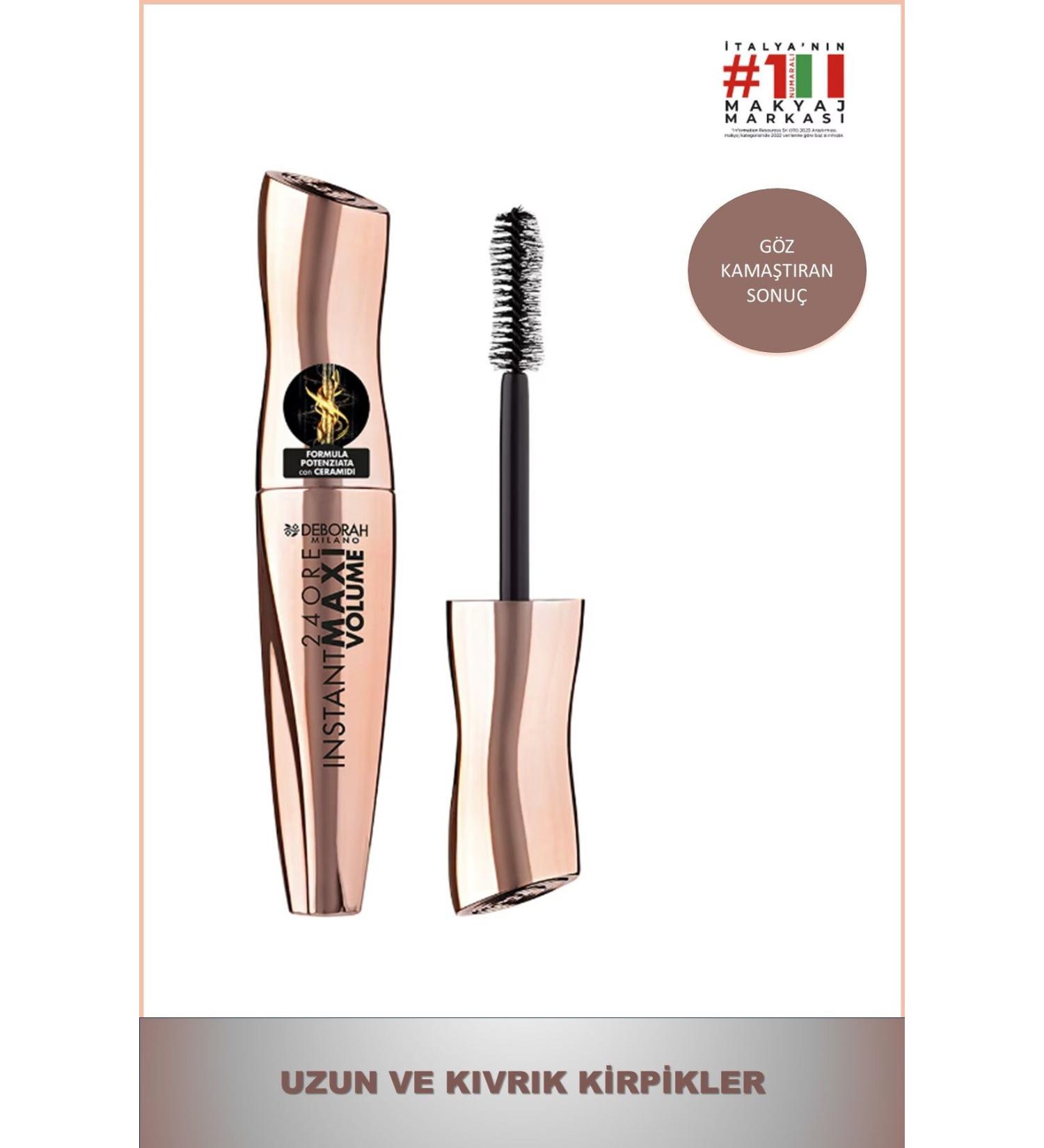 Deborah 24Ore Instant Max Volume Ceramide Mascara - Buy Online on GoSupps.com