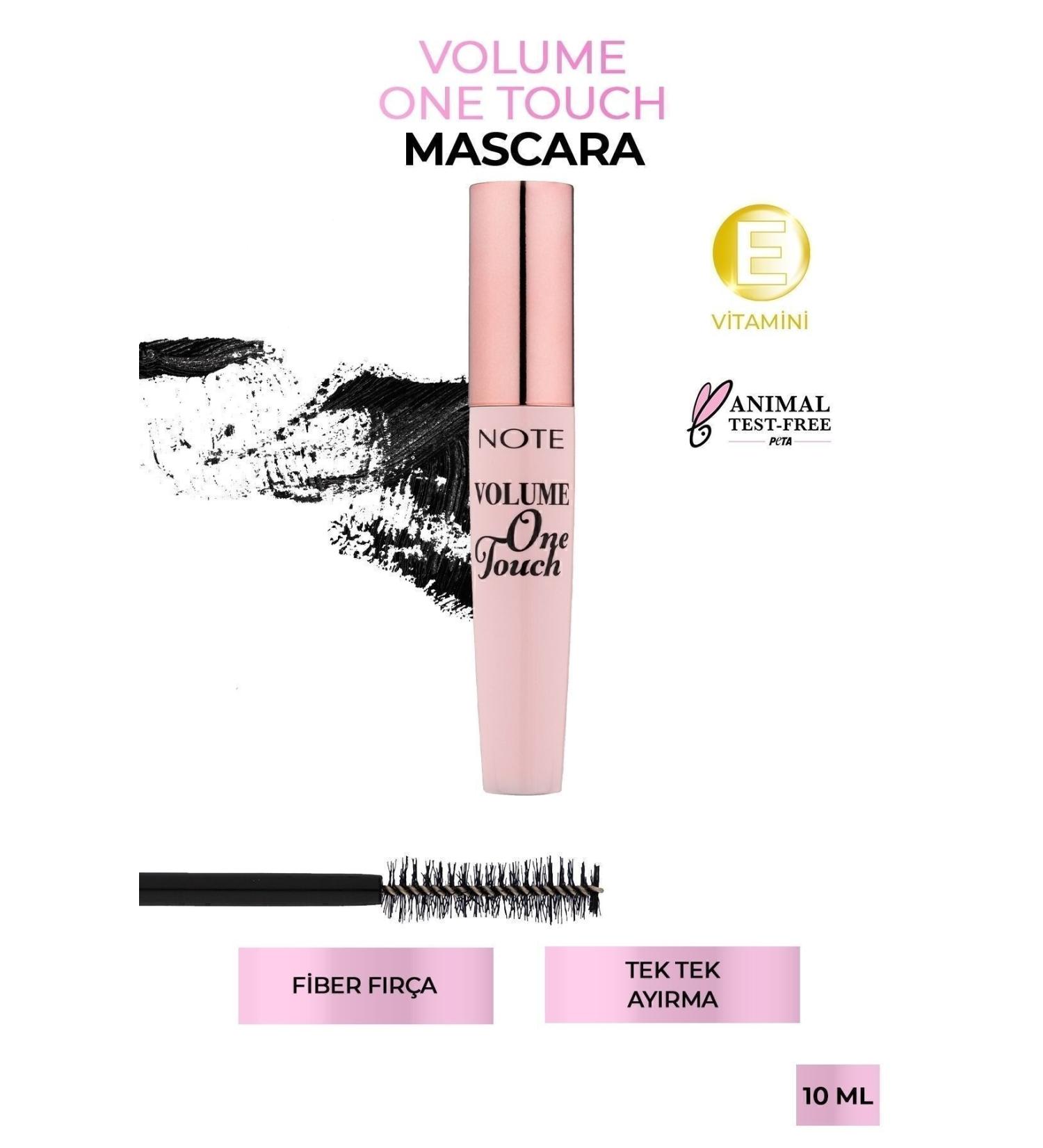 Note Cosmetics Volume One Touch Separating and Volume Effect Mascara - Black - Buy Online on GoSupps.com