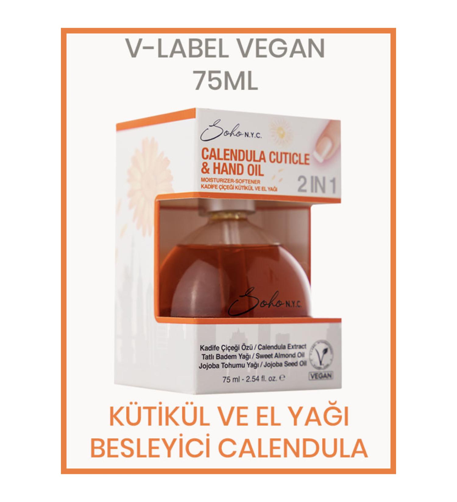 Soho NYC Cuticle & Hand Oil-calendula- Nourishing Softener 75ml - Buy Online on GoSupps.com