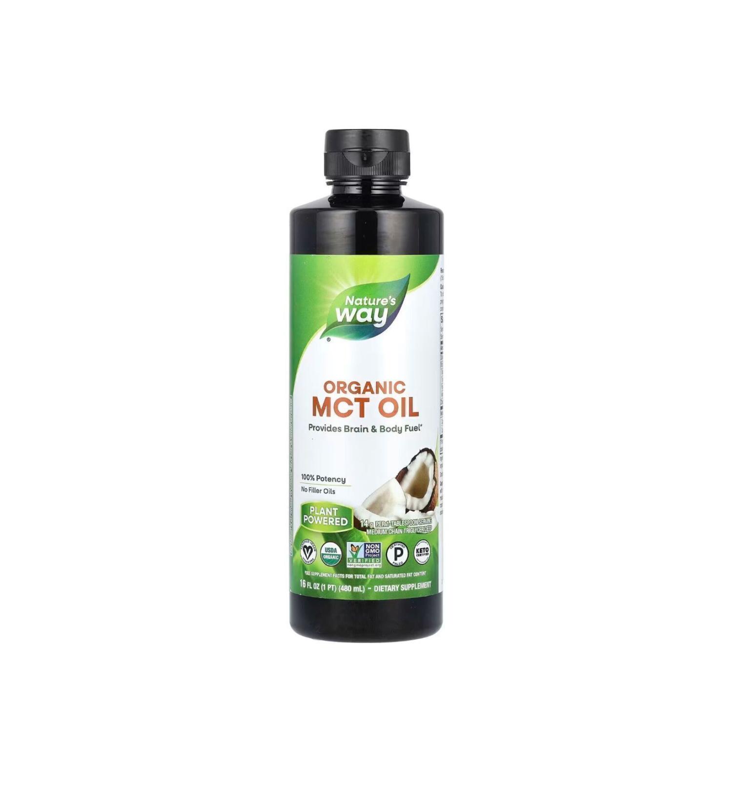 Nature's Way Organic Mct Oil 16 Fl Oz 480 ml
