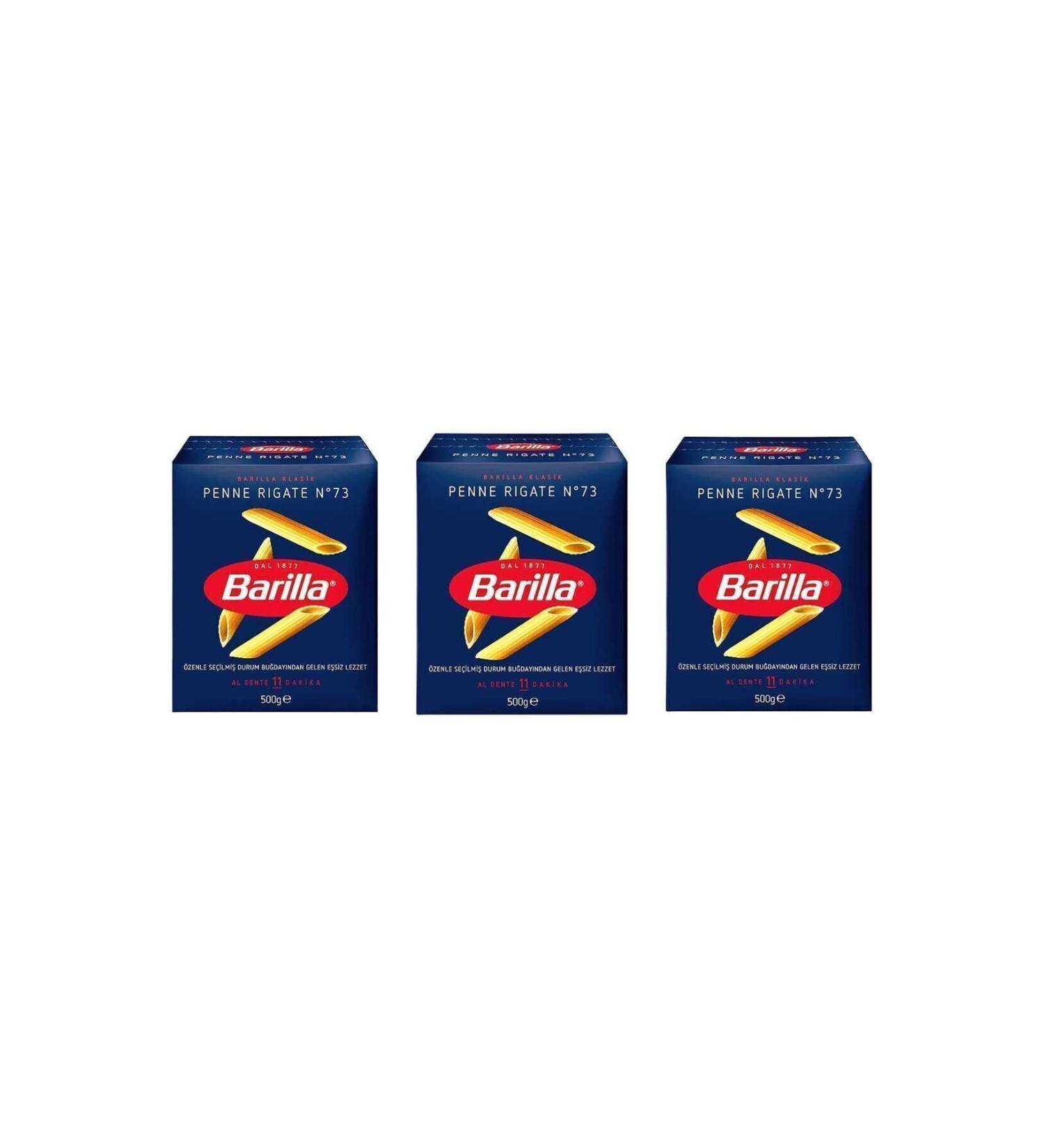 Barilla Penne Rigate (PEN) 3x500 grams - Buy Online on GoSupps.com
