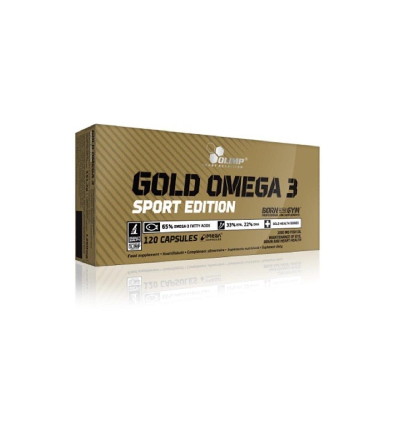 Olimp Gold Omega 3 Sport Edition 120 Capsules Fish Oil