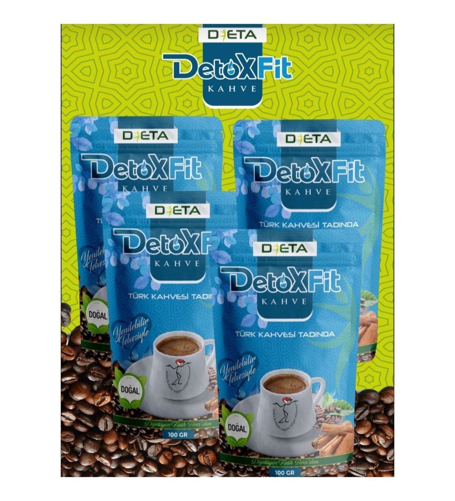 DETOXFIT Dieta Coffee Advantageous 4-Pack