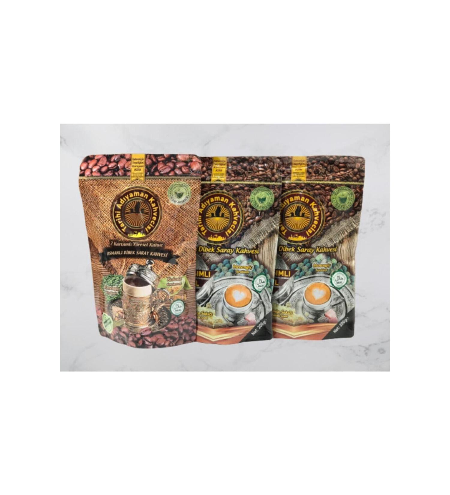 zkan G da History Ad yaman Coffee Maker Ottoman Dibek Palace Coffee 200 Gr X 3 Super Triple