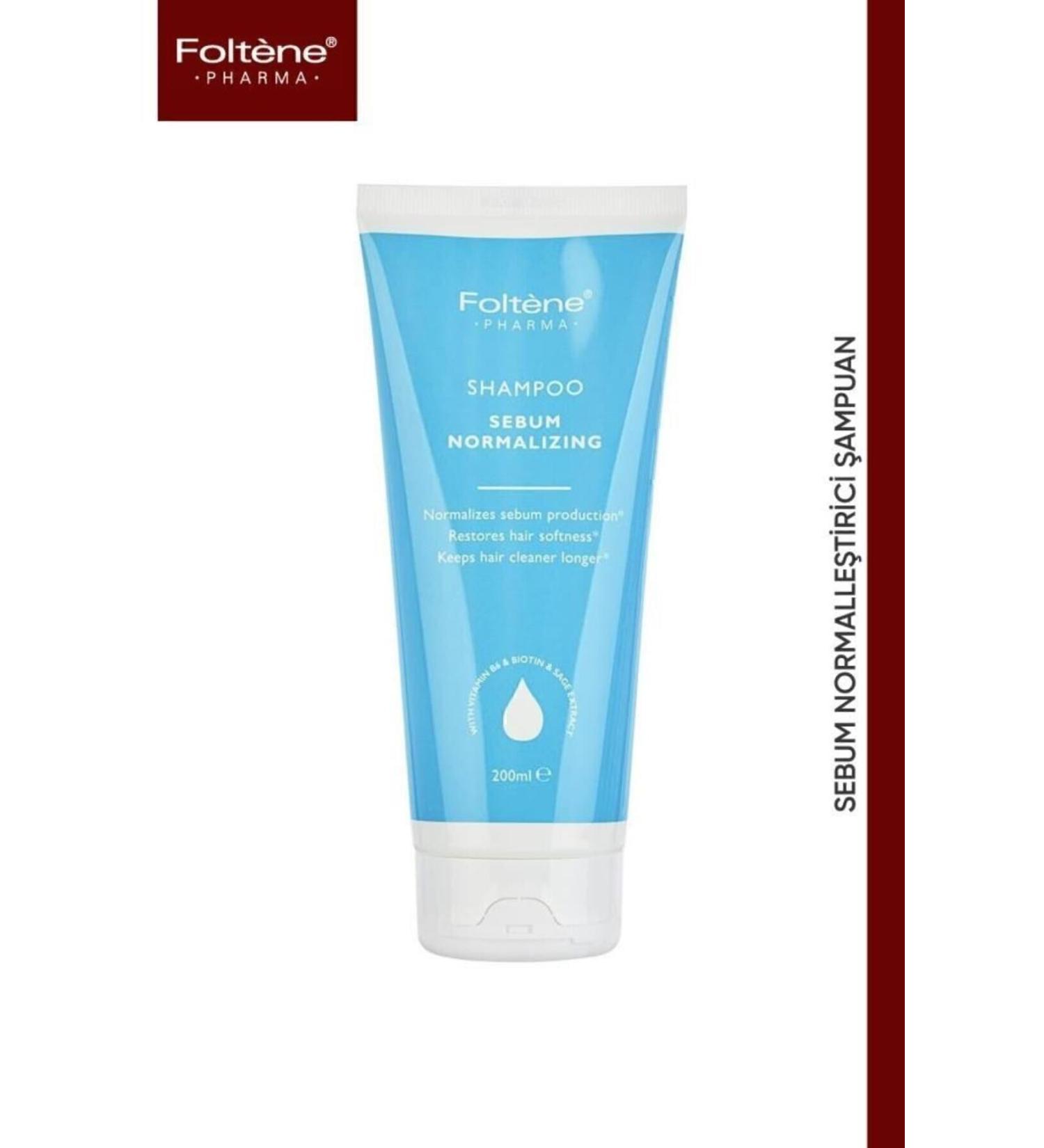 Foltene Pharma Sebum Normalizing Oil Regulating Shampoo 200 ml - Buy Online on GoSupps.com