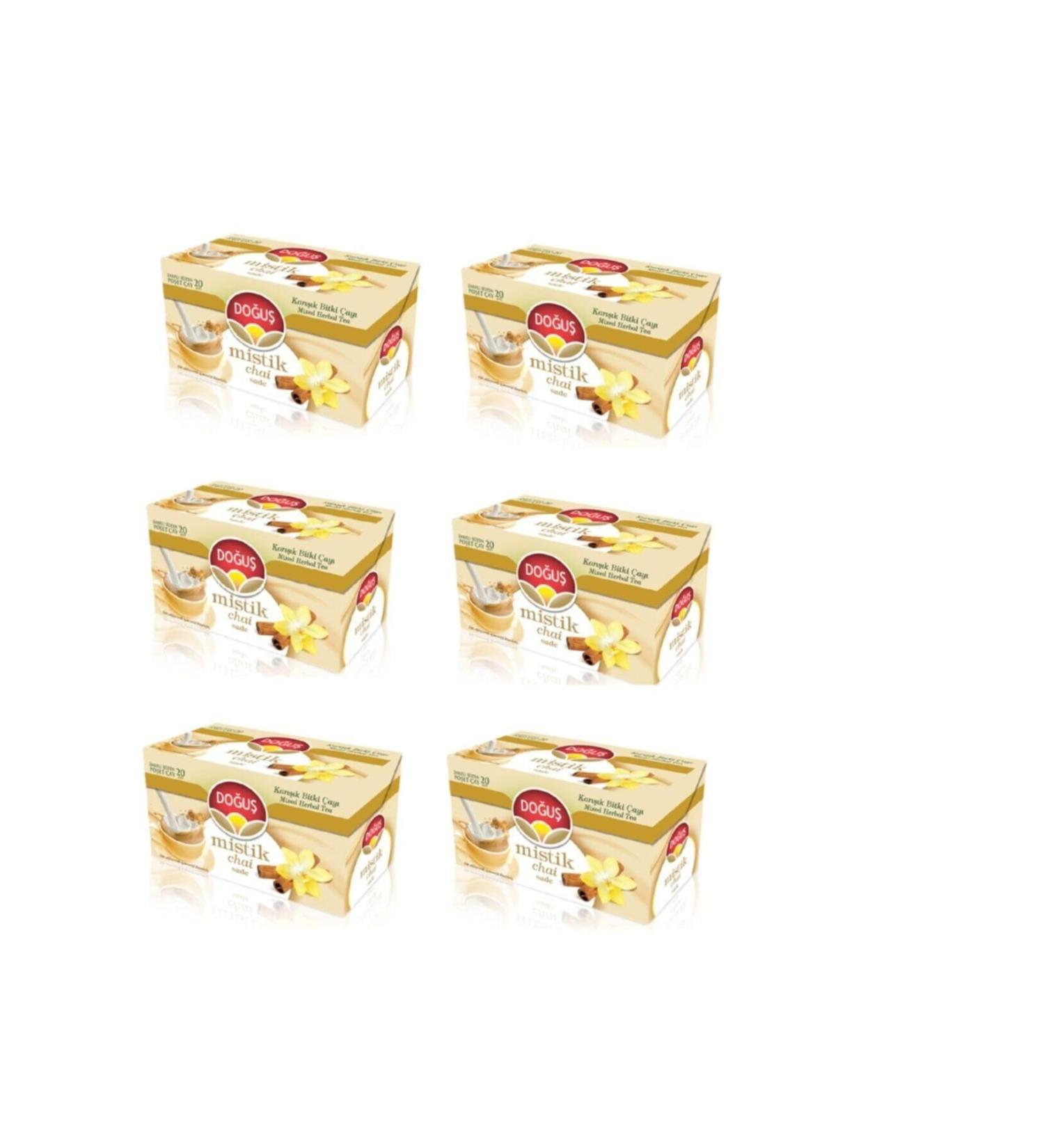 Do u Mystic Chai Plain Herbal Filtering Tea Bags 20 Pieces (x6 Pieces)