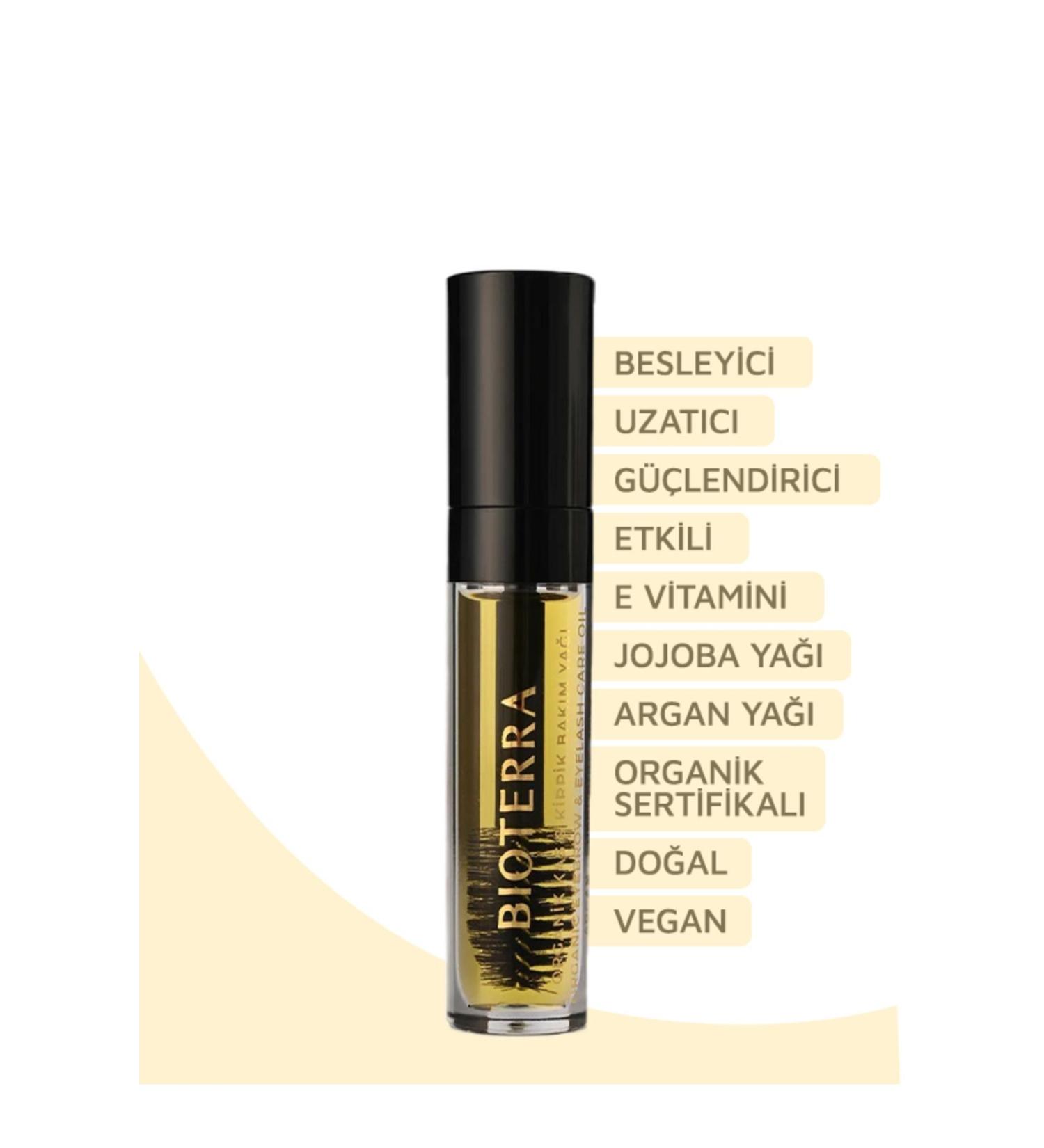 Bioterra Organic Eyebrow Eyelash Care Oil 5 ml - Buy Online on GoSupps.com