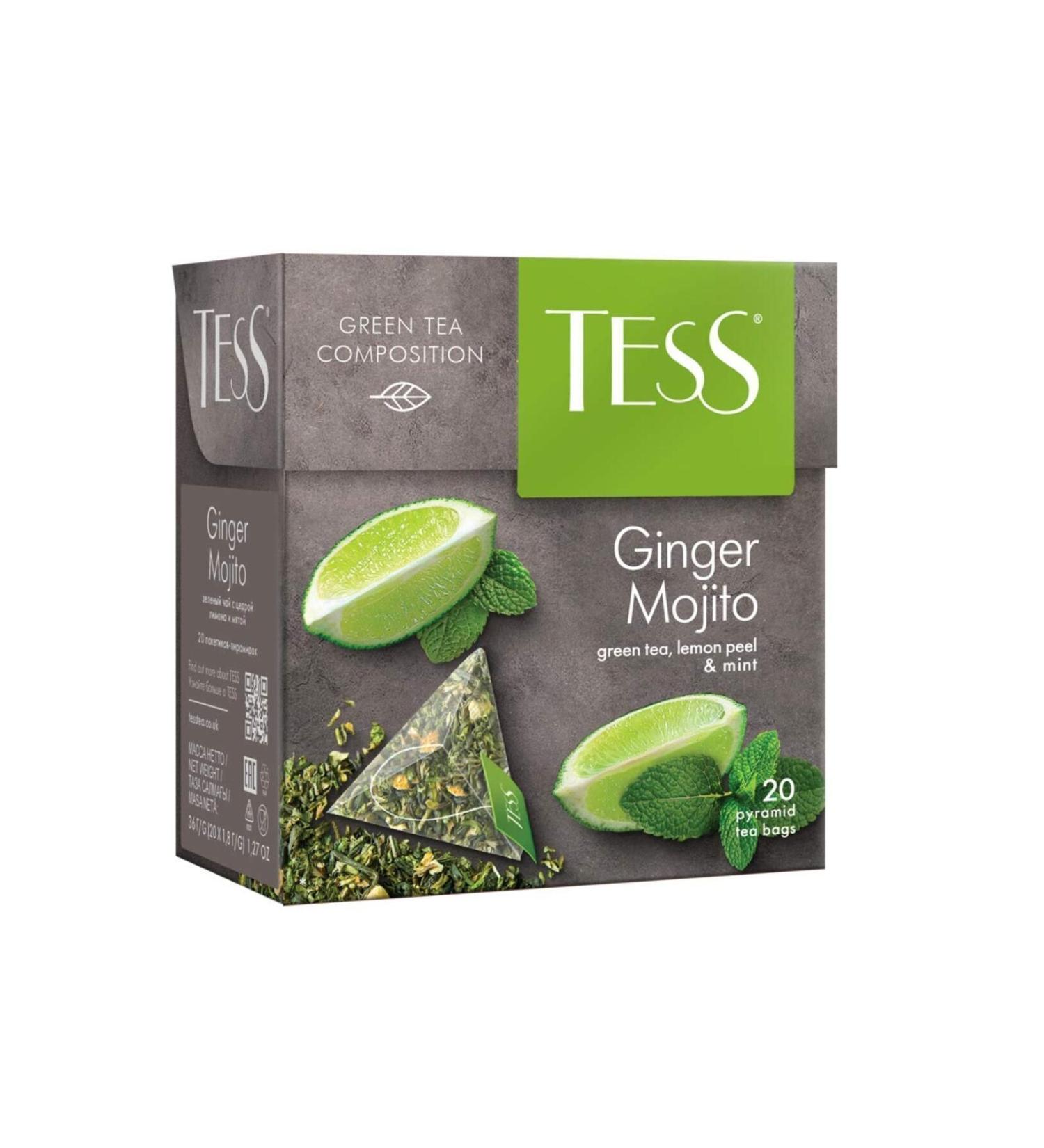 Tess Ginger Mojito Mint Lime Green tea mix - Buy Online on GoSupps.com