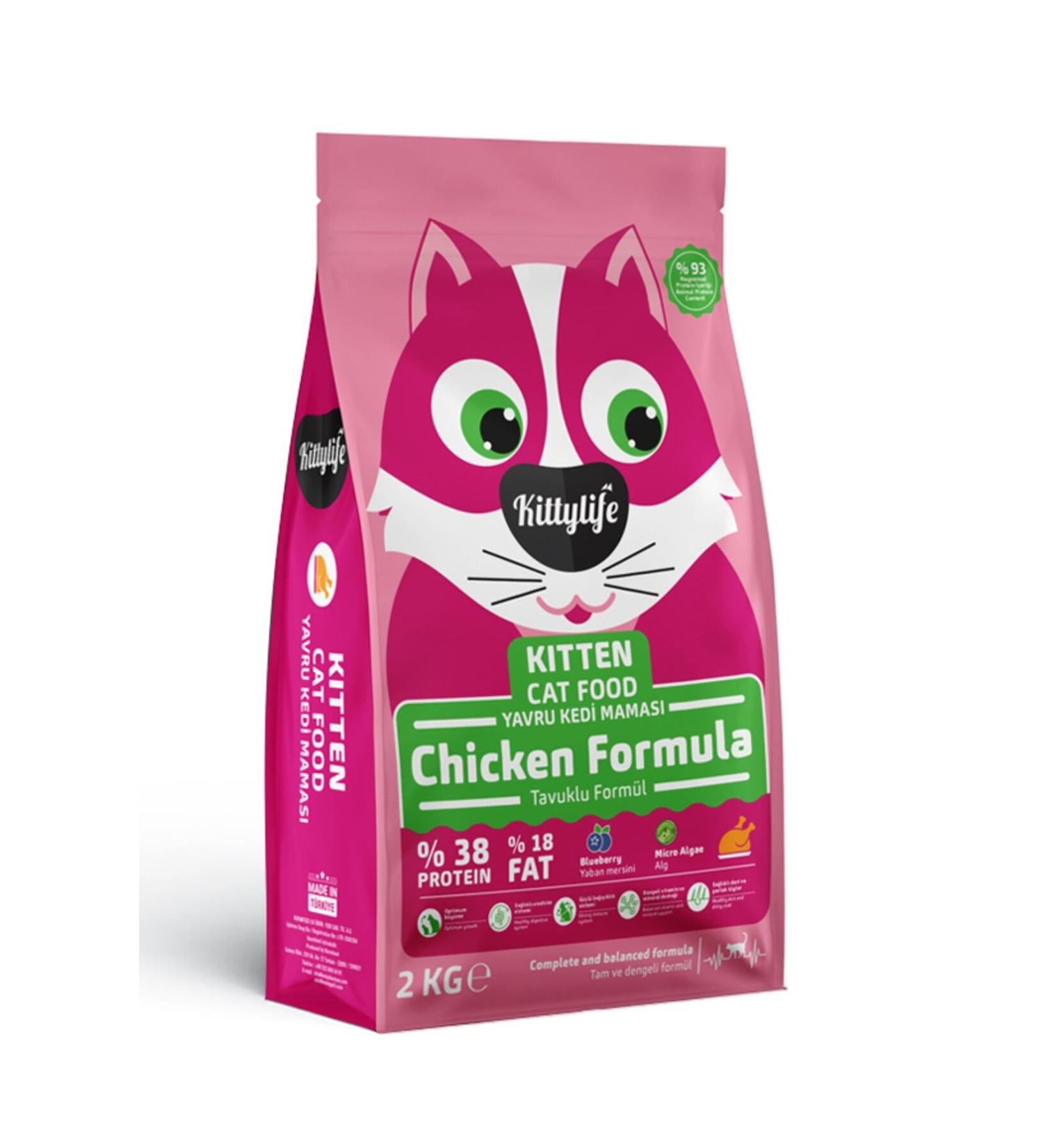 Kittylife Kitten Cat Food Chicken 2kg Kitten Premium - Buy Online on GoSupps.com