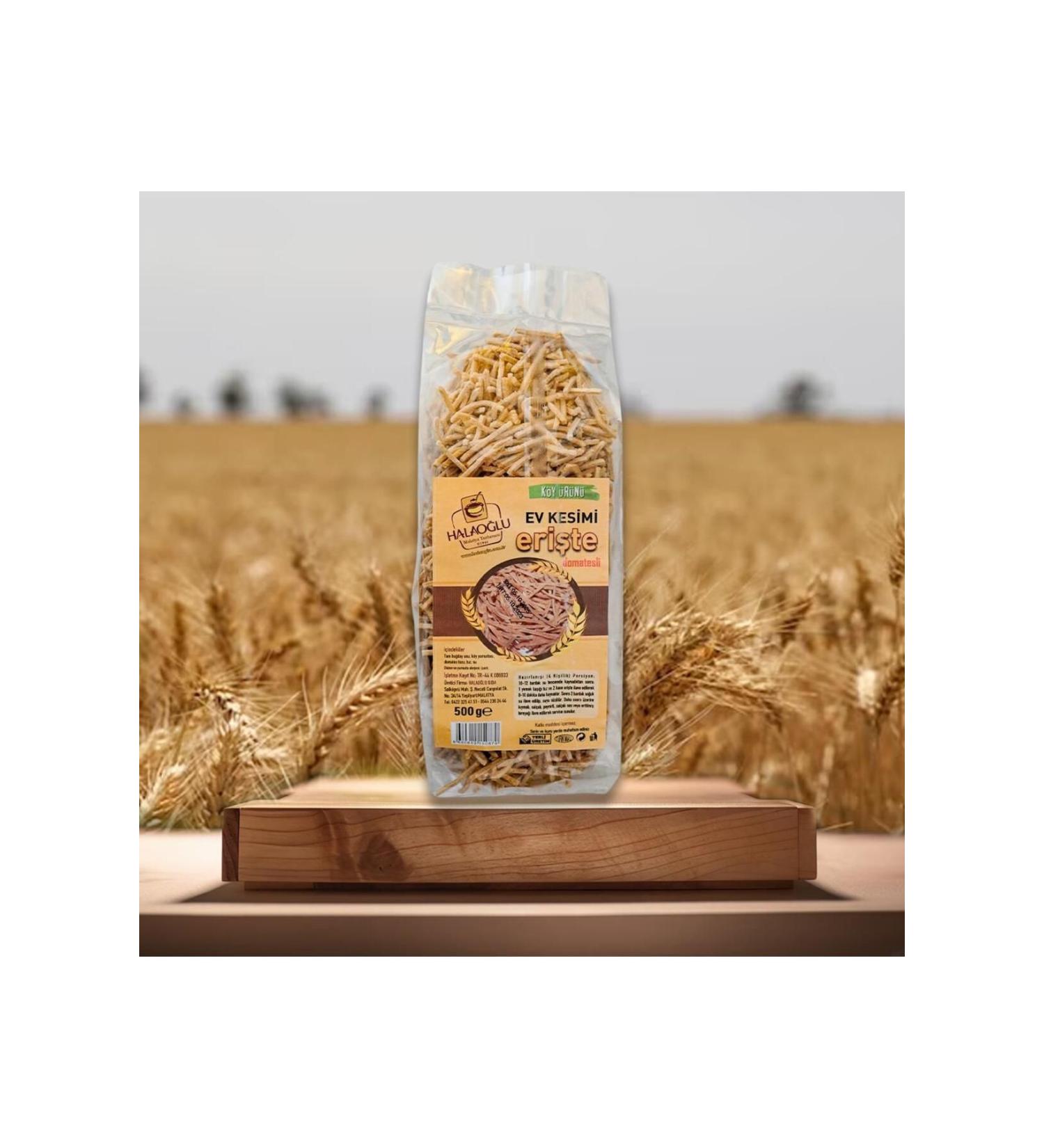 Halao lu Home Cut Tomato Noodles 500gr X 2 Pieces (1KG)