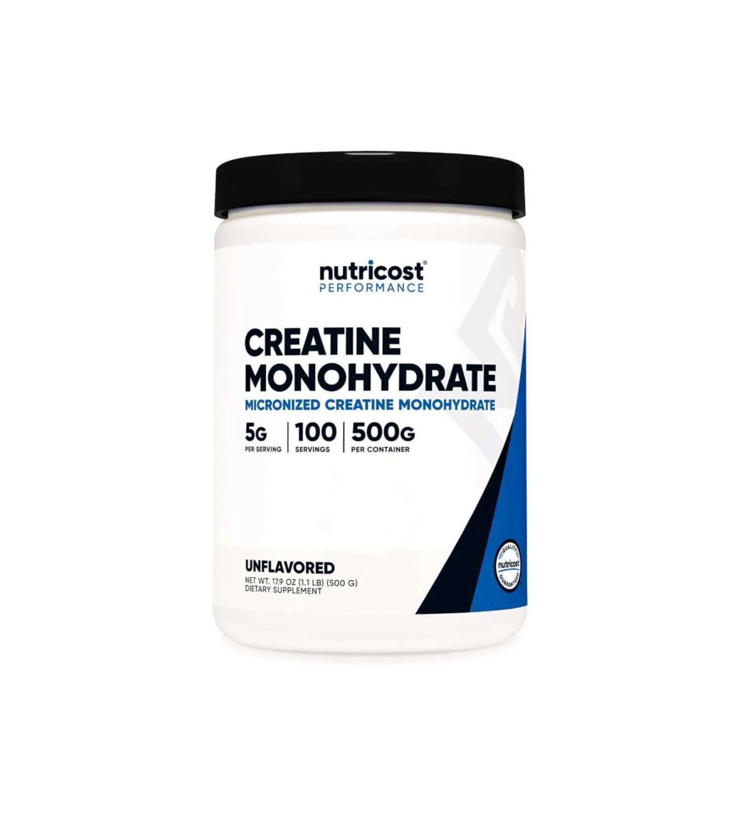 Nutricost Creatine Monohydrate Micronized Creatine Monohydrate 100 Servings - Buy Online on GoSupps.com