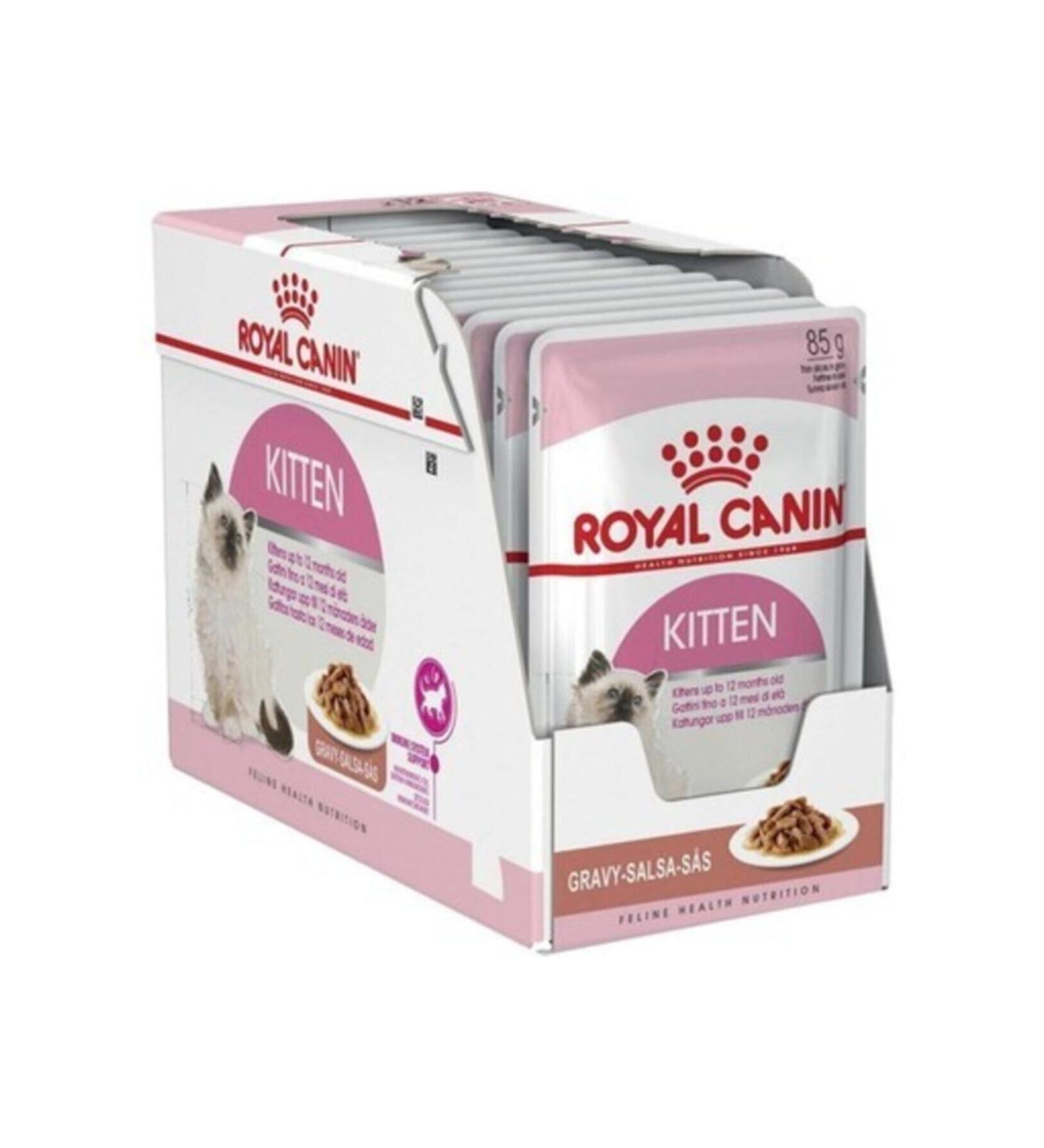 Royal Canin Kitten Jelly Pouch 85 Gr 12-pack