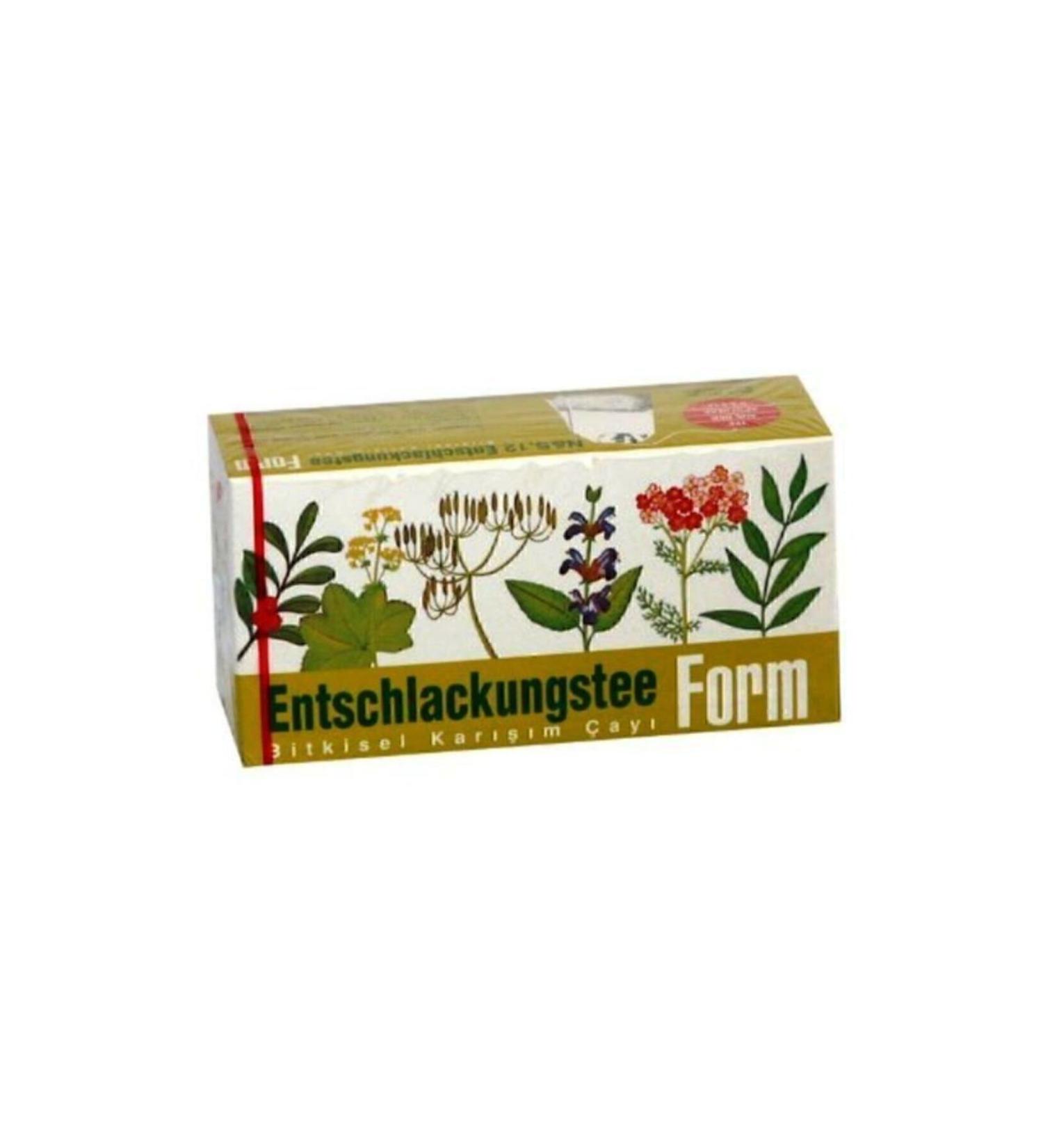 Entschlackungstee German Form Herbal Mixture Tea