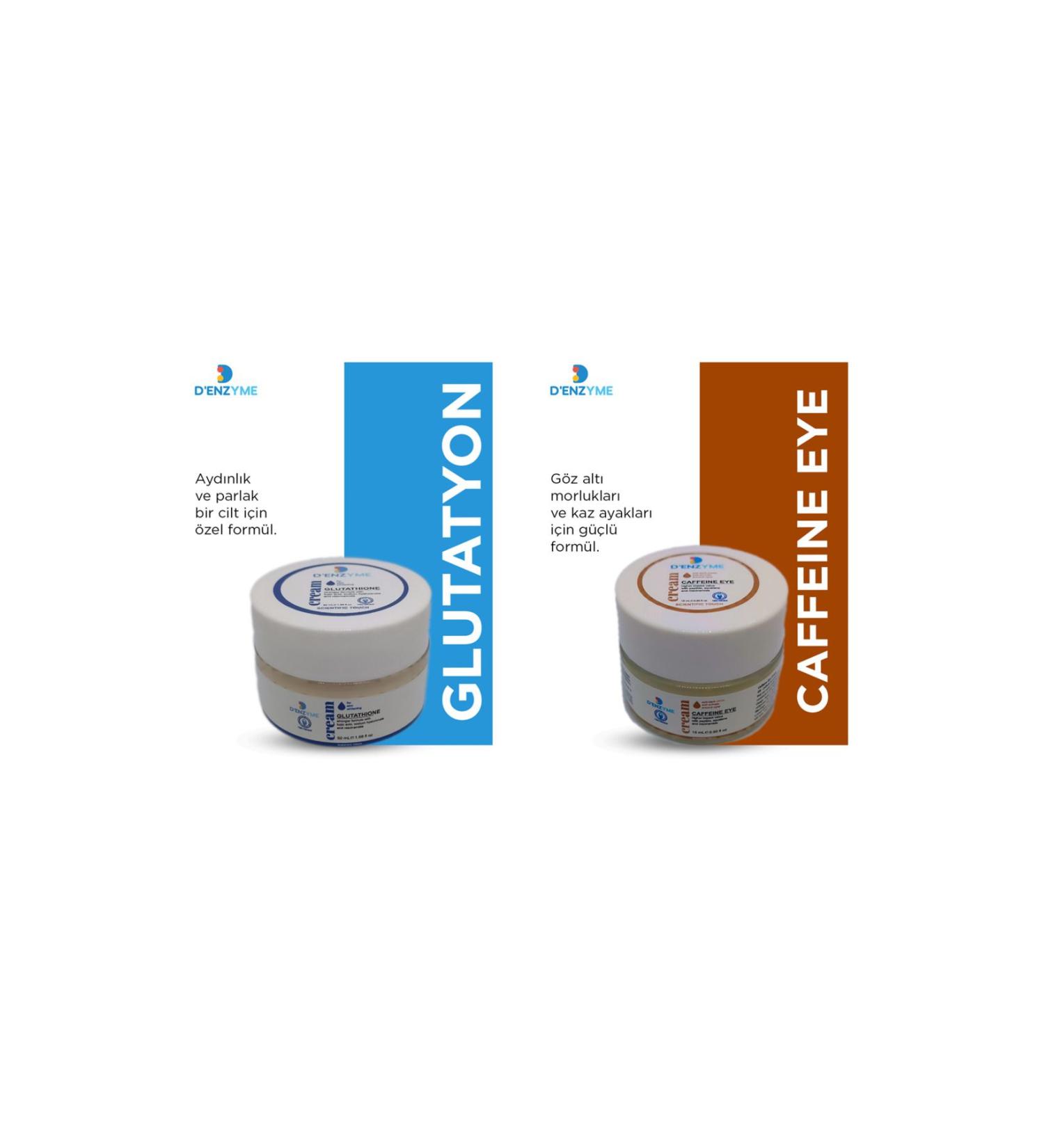 D'ENZYME Glutathione + Caffeine Cream Set - Buy Online on GoSupps.com
