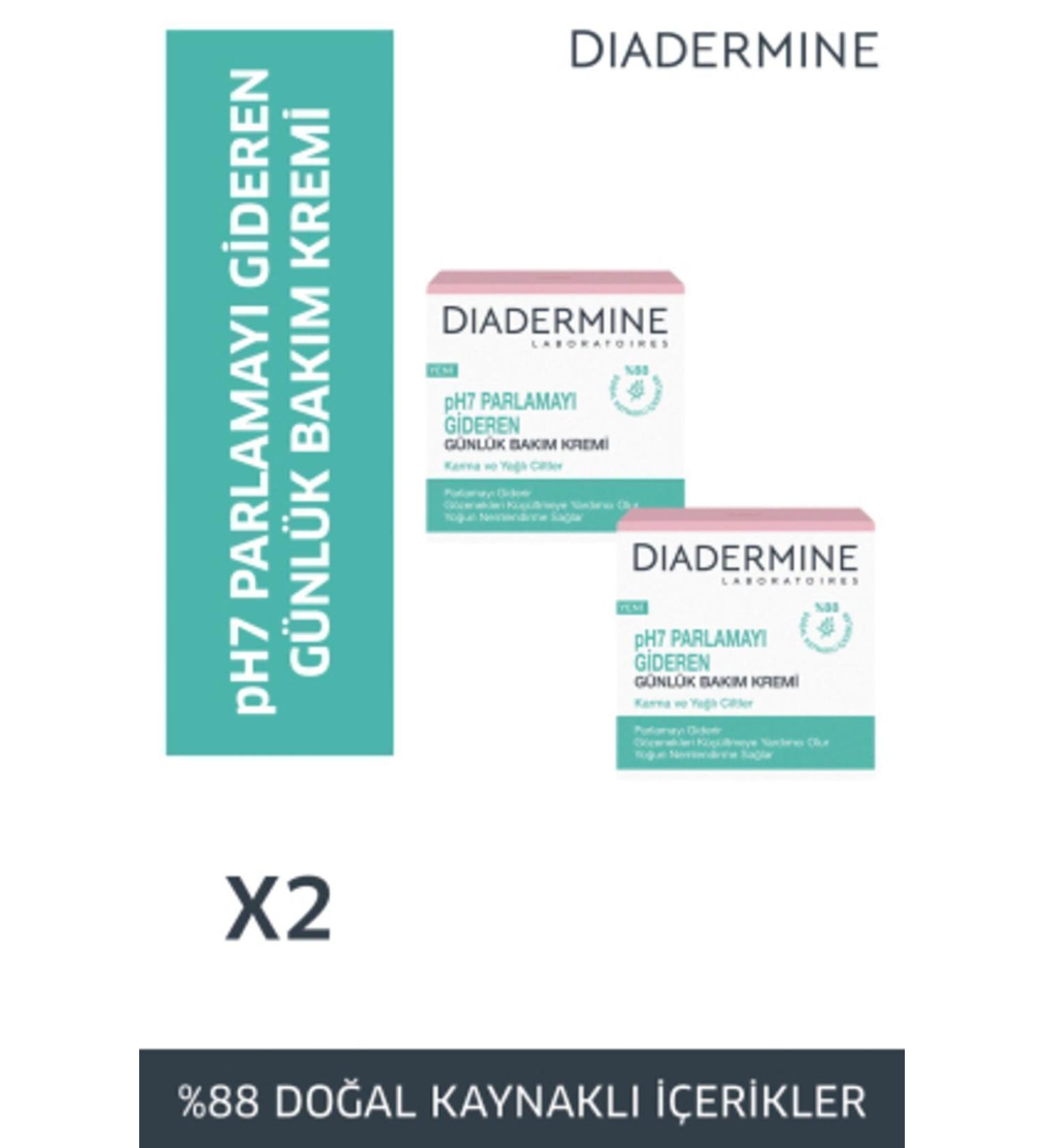 Diadermine Moisturizing Care Cream for Normal Mixed and Oily Skin 2-Pack 50 ml - Buy Online on GoSupps.com