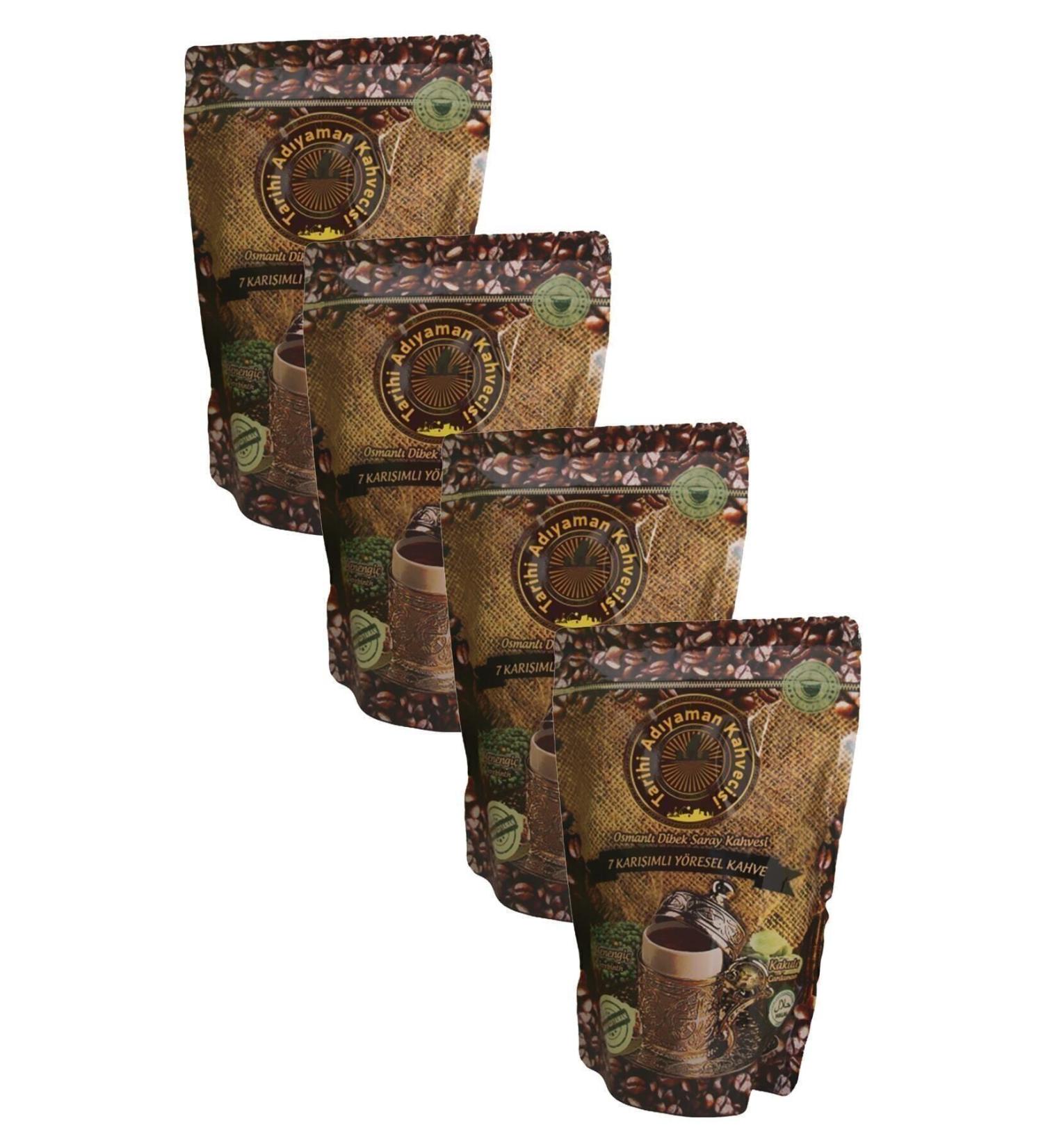 Historical Ad yaman Coffee Shop Ottoman Dibek Palace Coffee 250 gr 4 Pieces