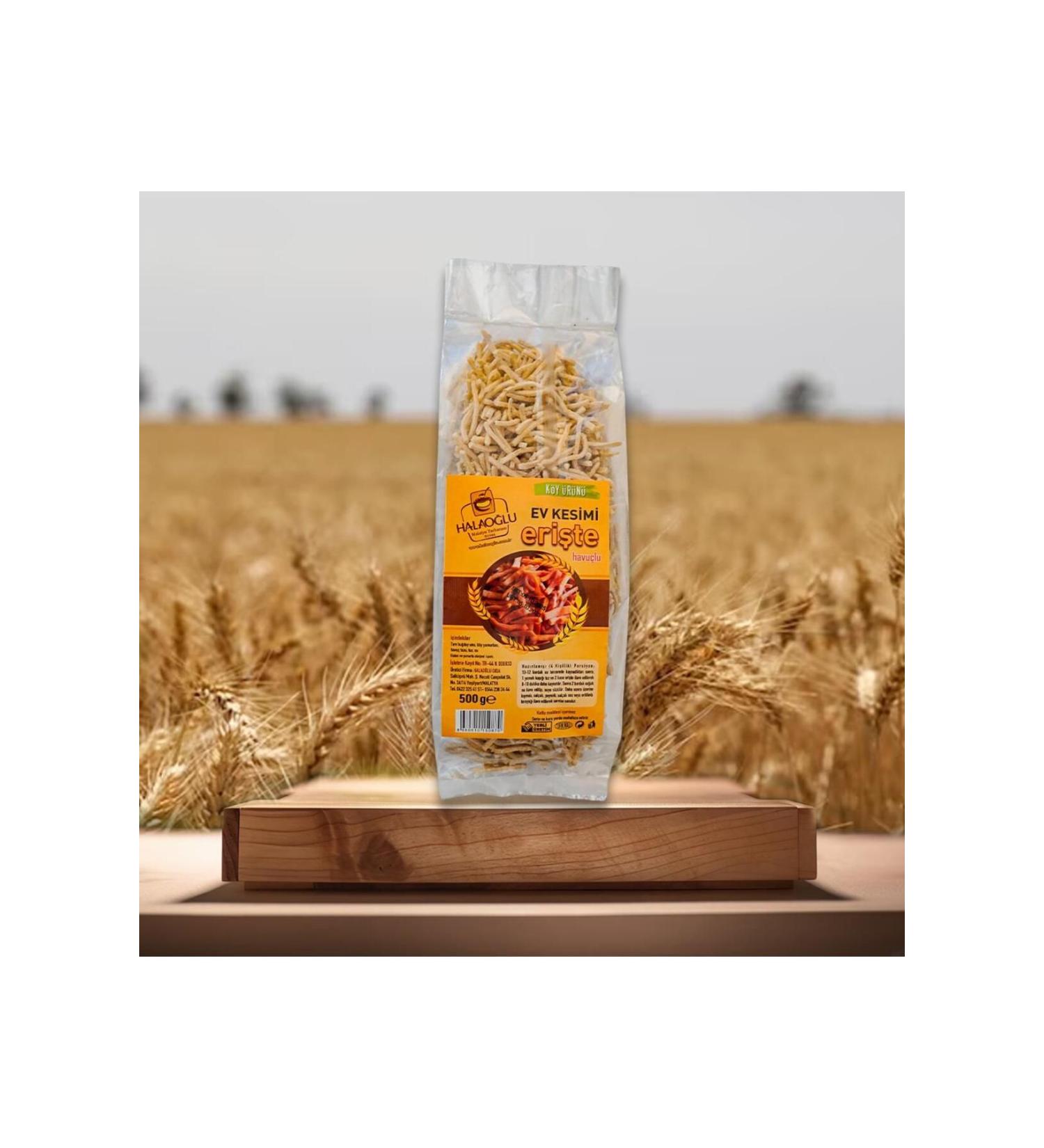 Halao lu Home Cut Carrot Noodles 500gr X 2 Pieces (1KG)