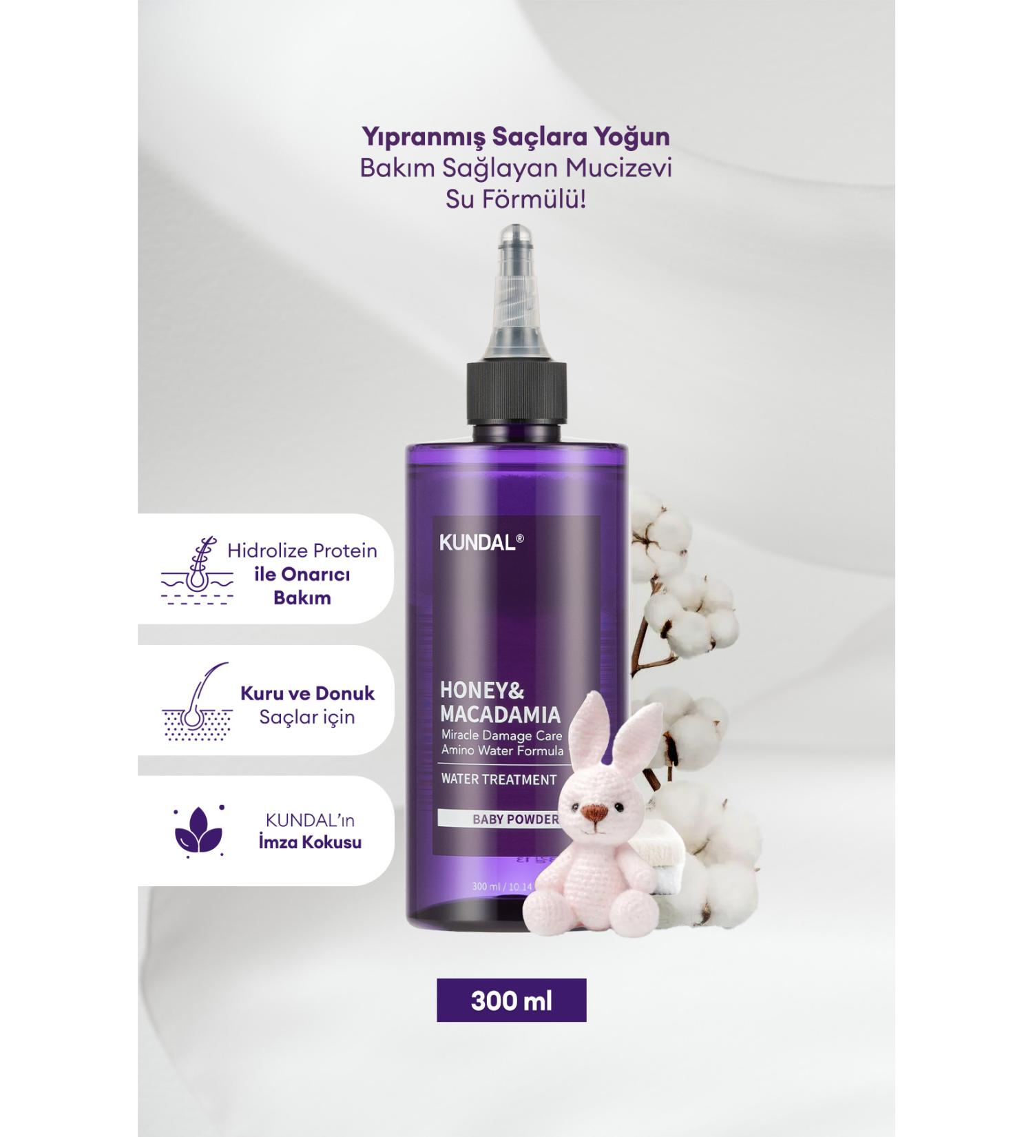 Kundal Intensive Care Liquid Hair Conditioner Miracle Damage Care Water Treatment 300ml (BABY POWDER) - Buy Online on GoSupps.com