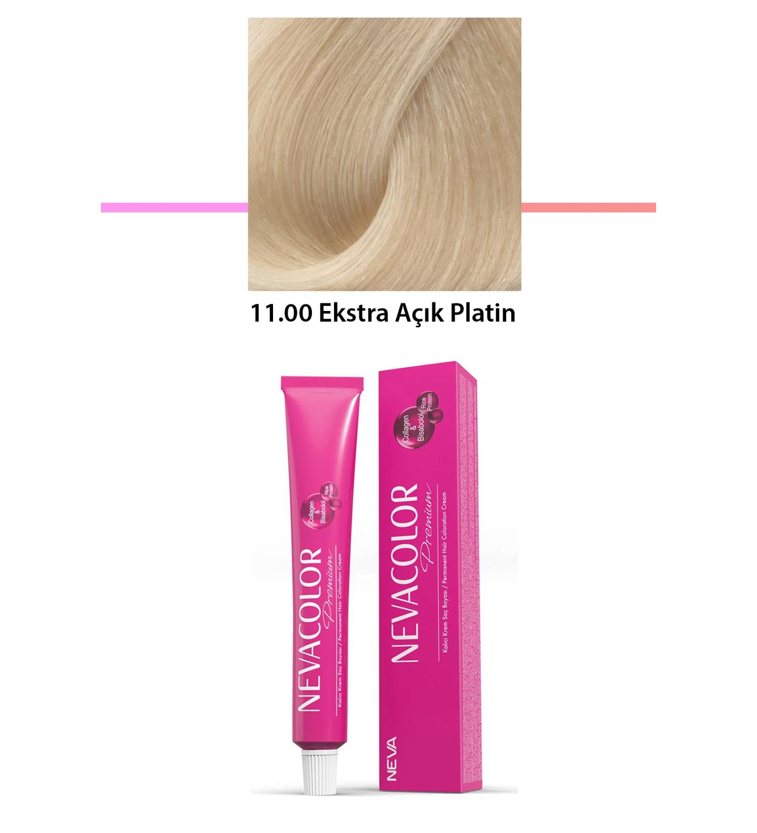 Local Marketing Premium 11.00 Extra Light Platinum - Permanent Cream Hair Dye 50 g Tube - LKM4892-2741