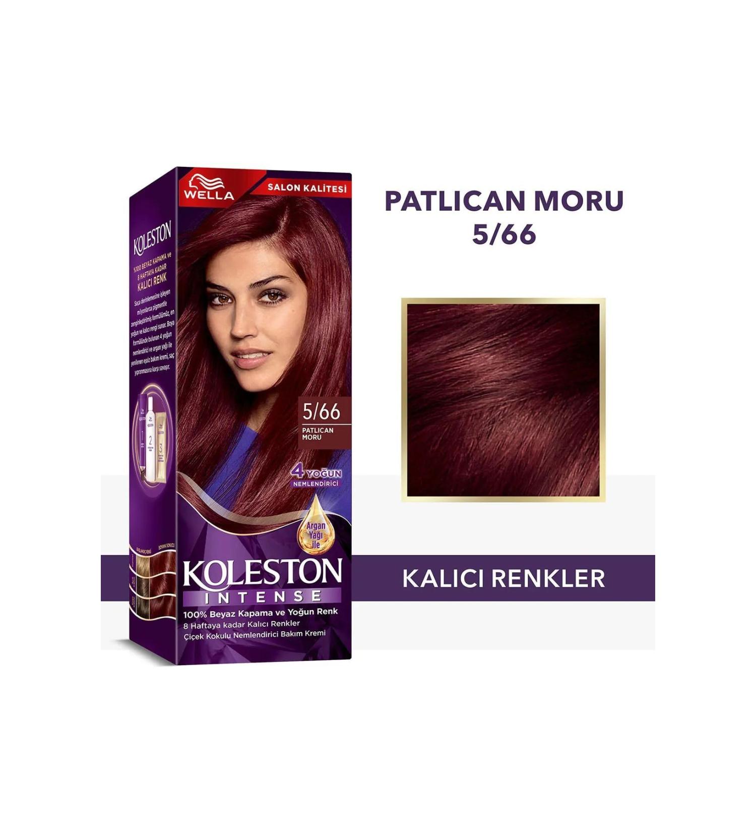 Narnuga Koleston Intense Hair Dye 5/66 Aubergine Purple - Salon Quality - MCT8486-9225