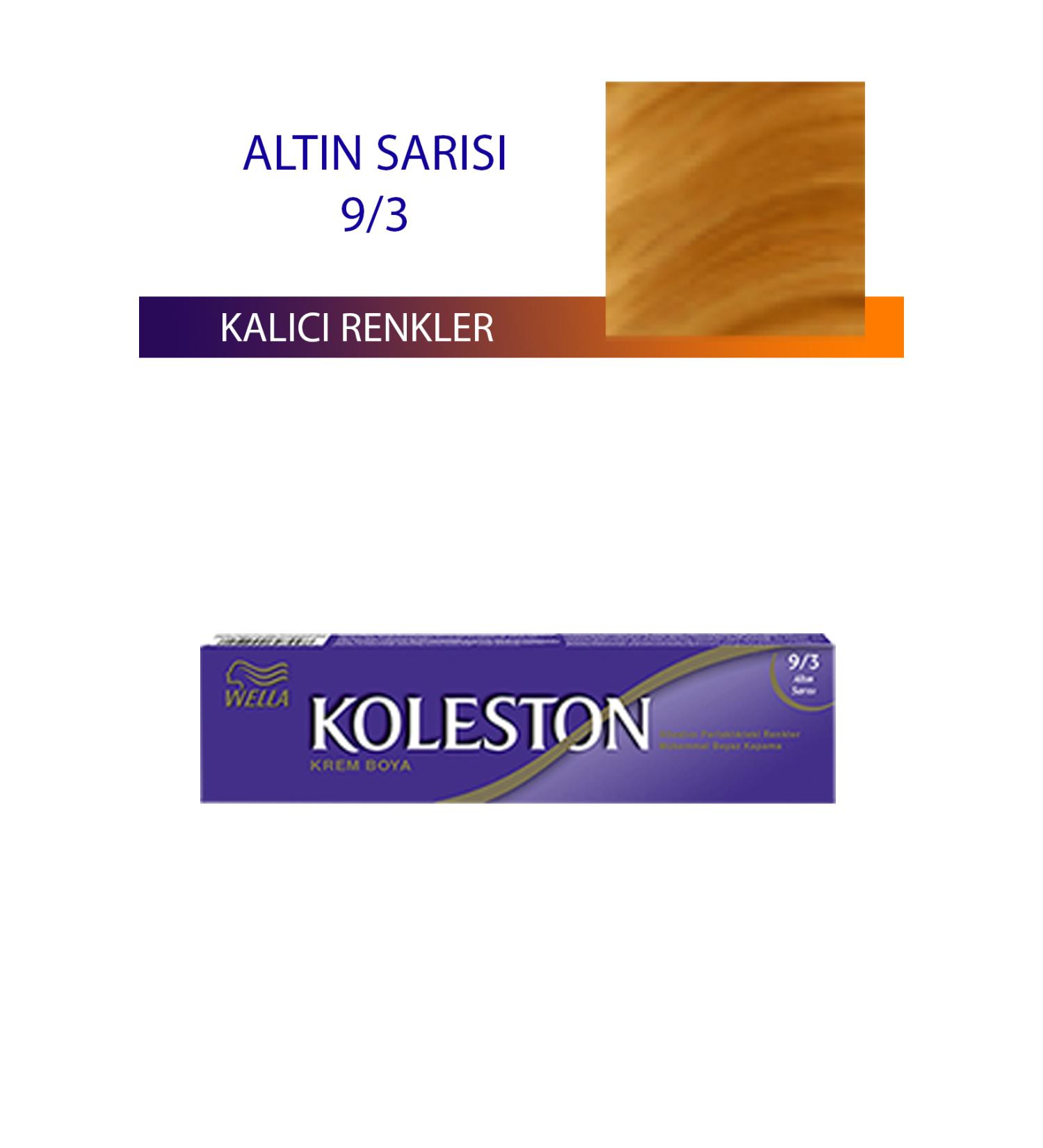 AYKAN Single Tube Hair Dye Golden Blonde 9/3 - AYK8658-6578