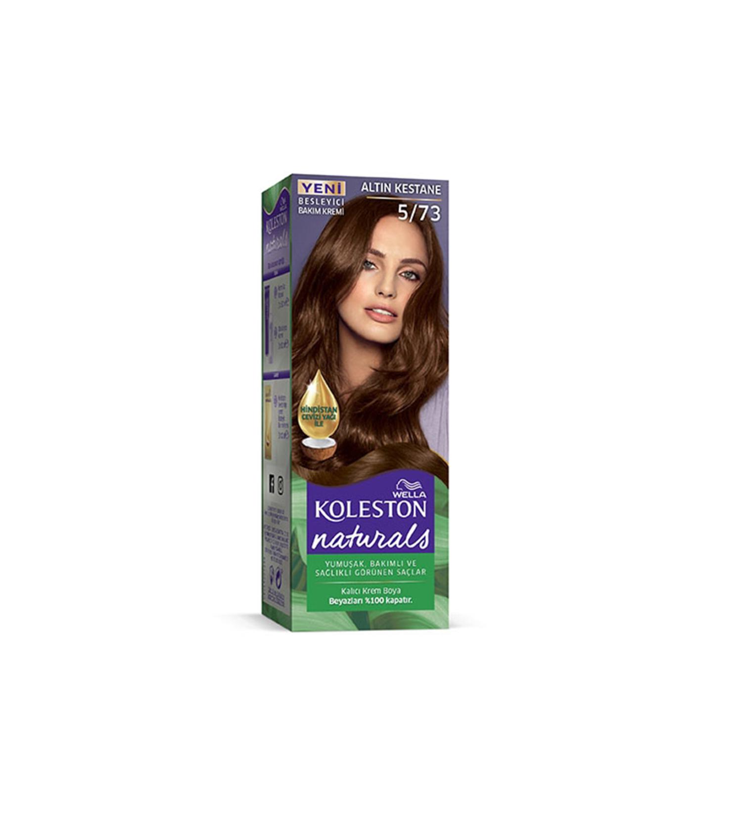 Lyrae Store Naturals Hair Dye Golden Chestnut 5/73 - ALP2837-7845