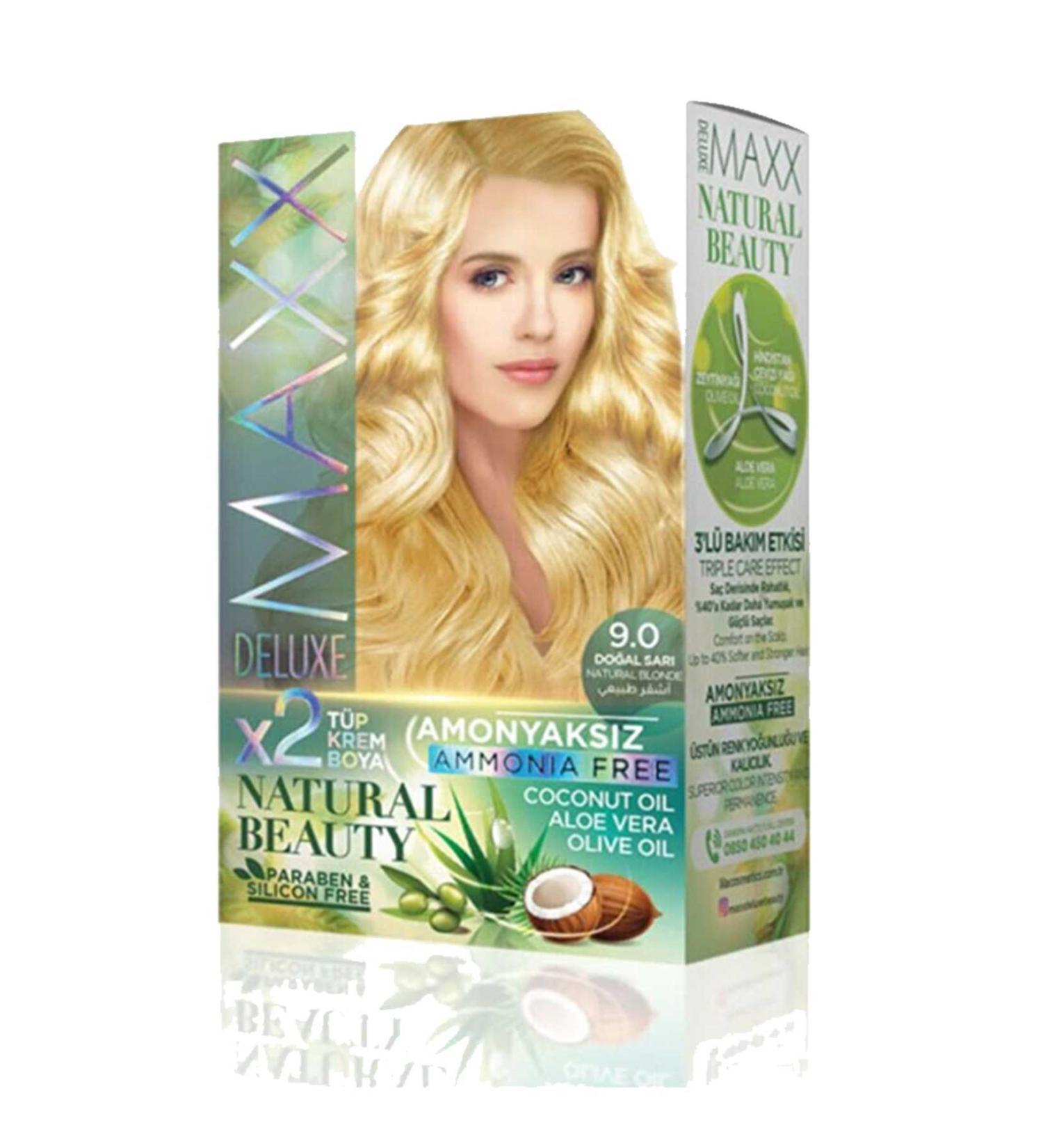 dryertime Natural Beauty Ammonia-Free Hair Dye 9.0 Natural Blonde - DRY3653-6516