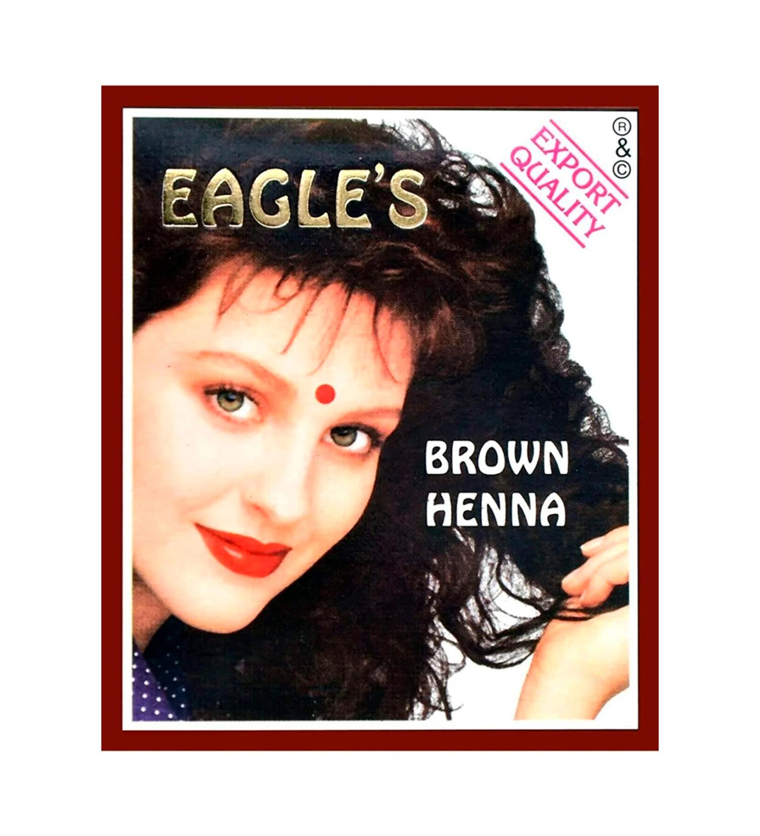 HELSOL Eagle's Original Indian Henna Hair Dye Brown - Brown Henna - HLS3382-1046