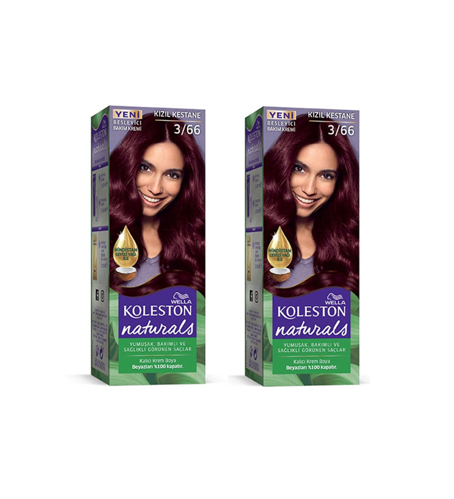 sahbulstore Naturals Hair Dye Red Chestnut 3/66 2x Pack - SBS3126-5858