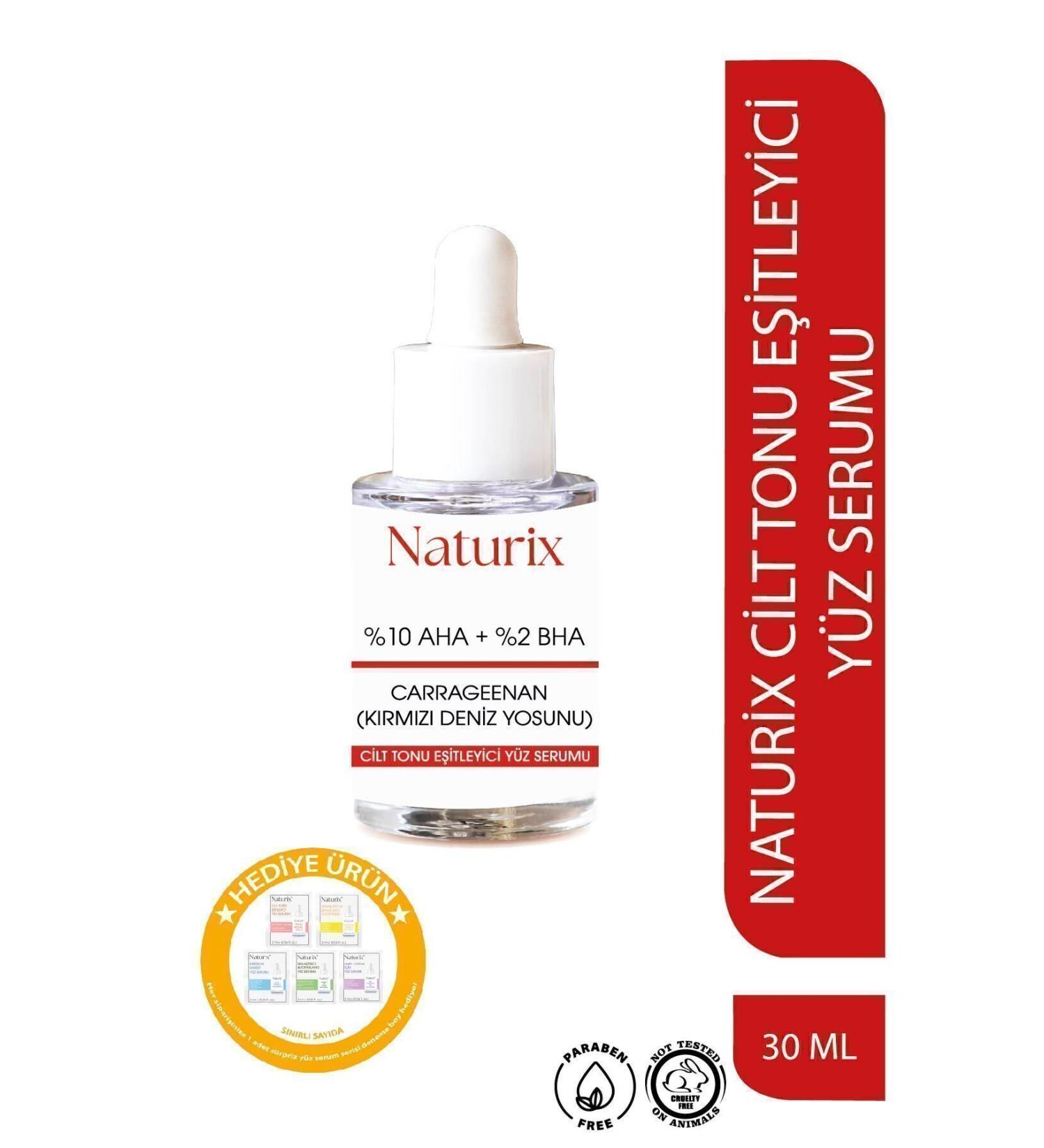 Naturix Skin Tone Equalizer Balancing Serum (Red Peeling Serum) 30 ml - Buy Online on GoSupps.com