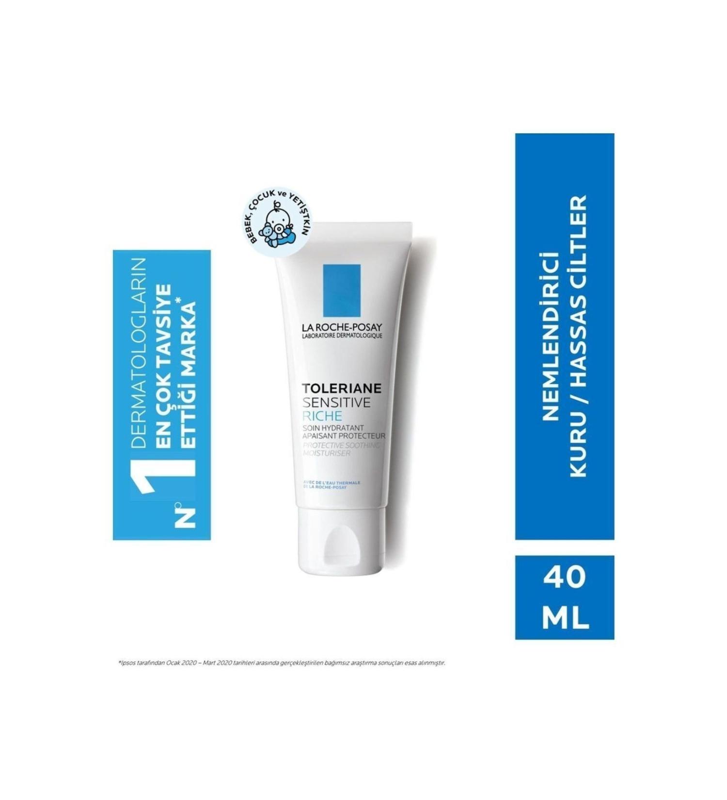 La Roche Posay La Roche-posay Toleriane Sensitive Riche Prebiotic Cream Dry/Sensitive Skin 40ml