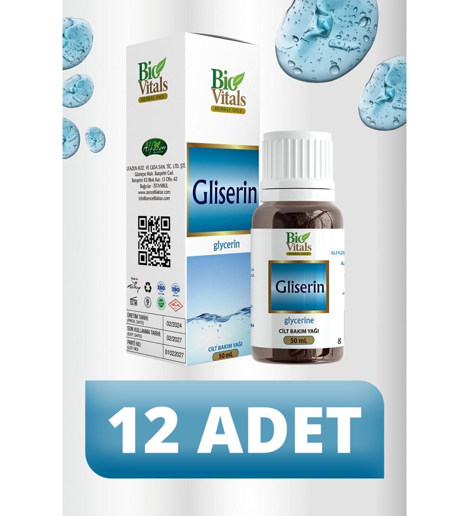 Bio Vitals Glycerin Oil 12 PCS-Box 50 ml